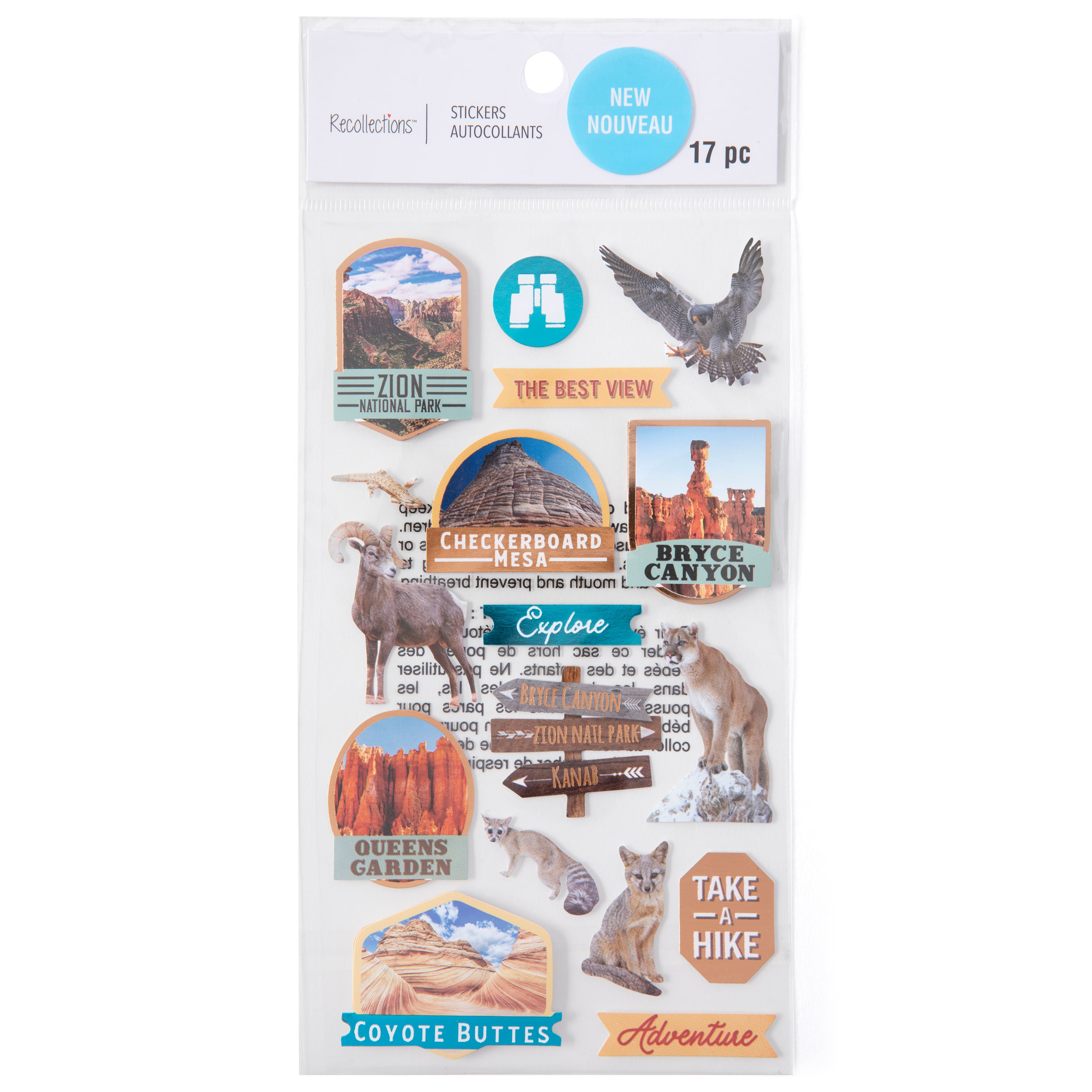 National Parks Dimensional Stickers by Recollections&#x2122;