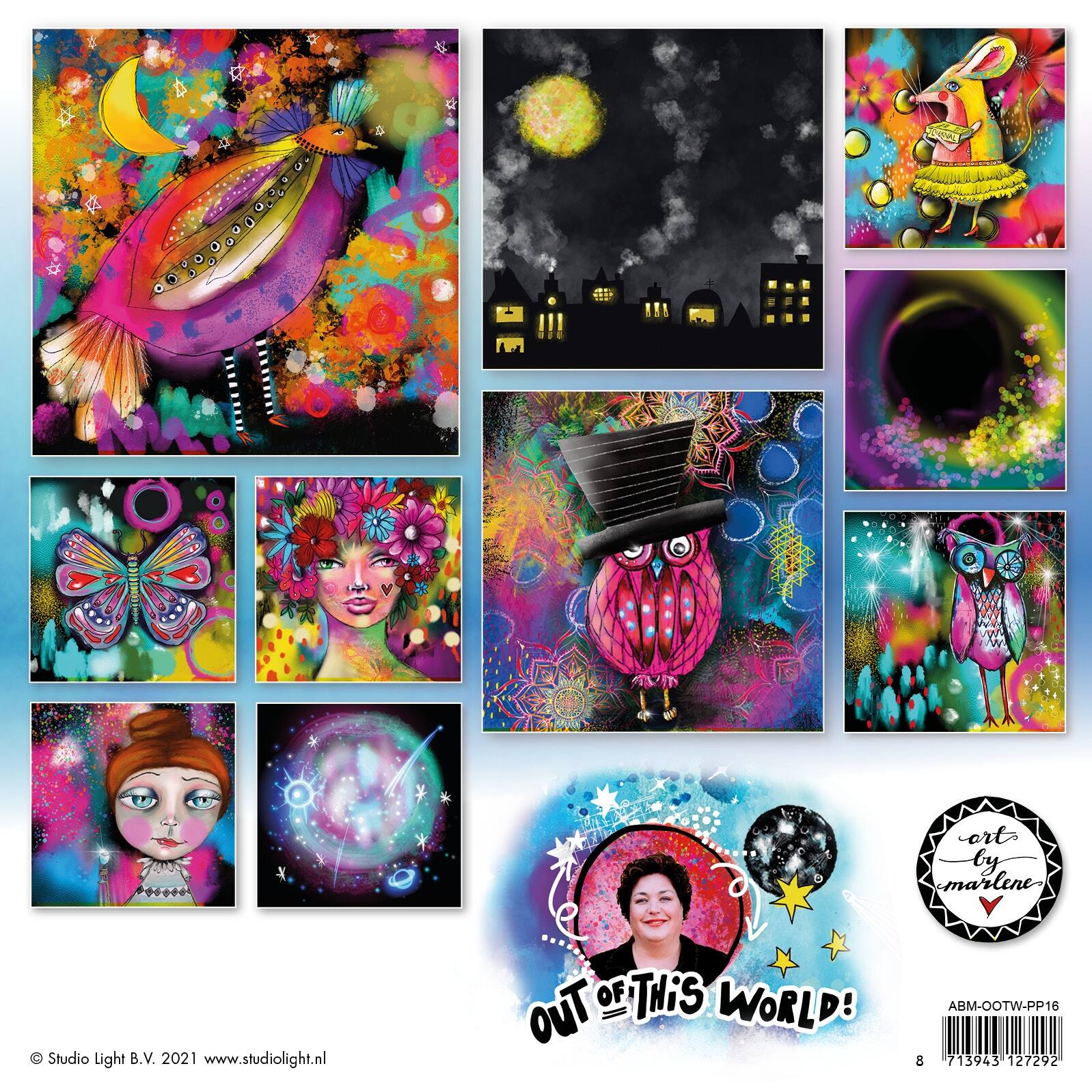 Studio Light Art by Marlene Out of This World Paper Pad, 8" x 8" Scrapbook Paper Packs Michaels