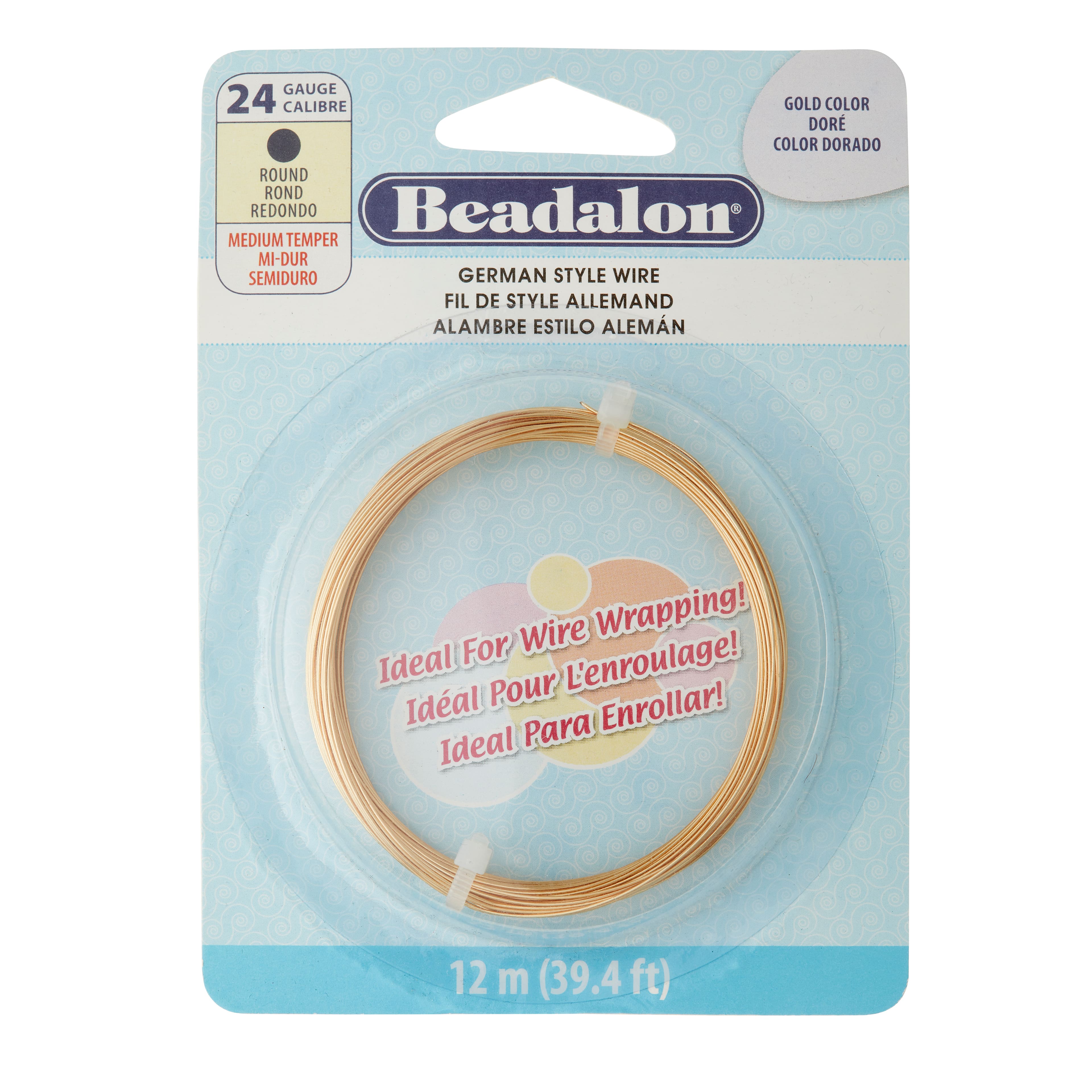 9 Pack: Beadalon® 24 Gauge Round German Style Wire