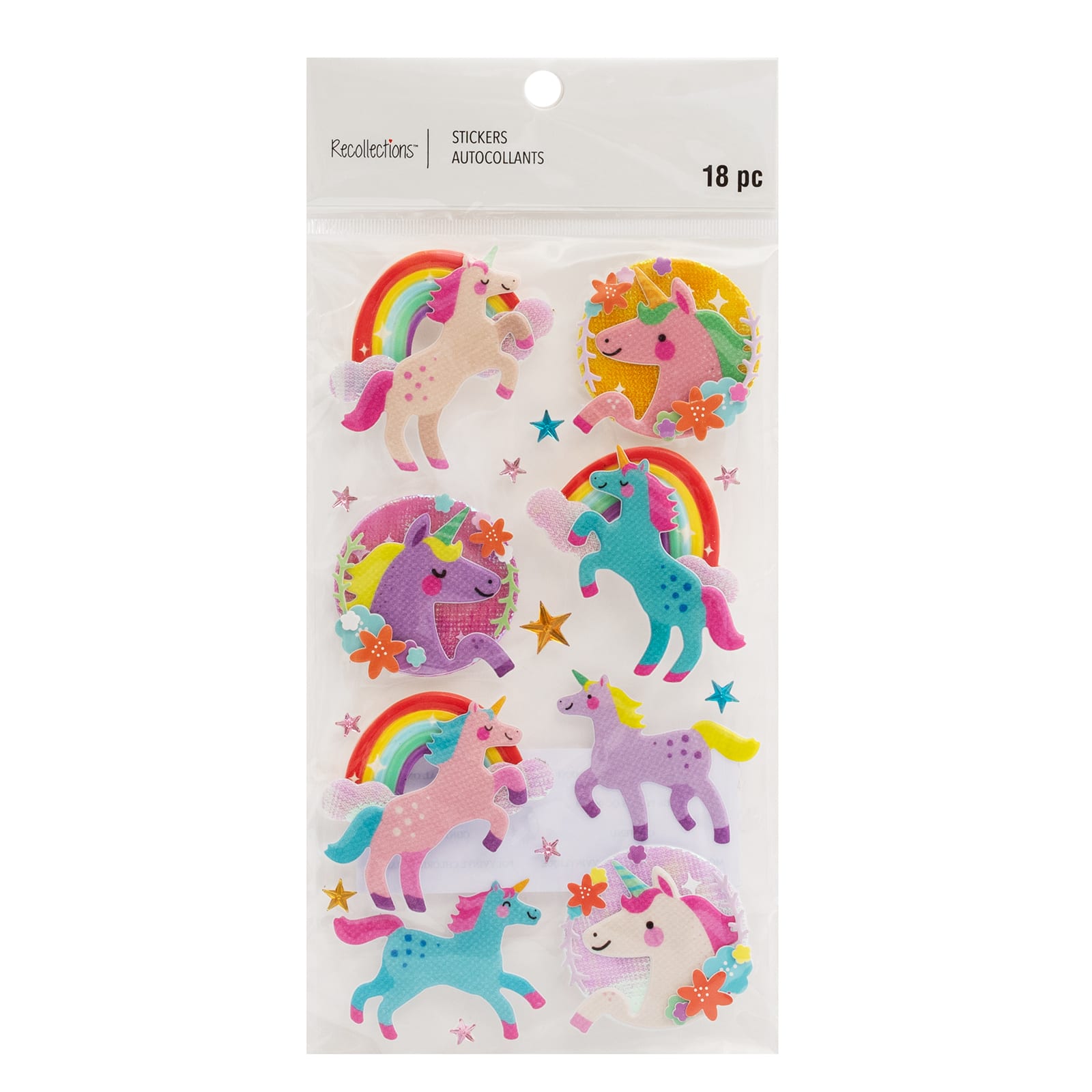 12 Pack: Unicorn Stickers by Recollections™