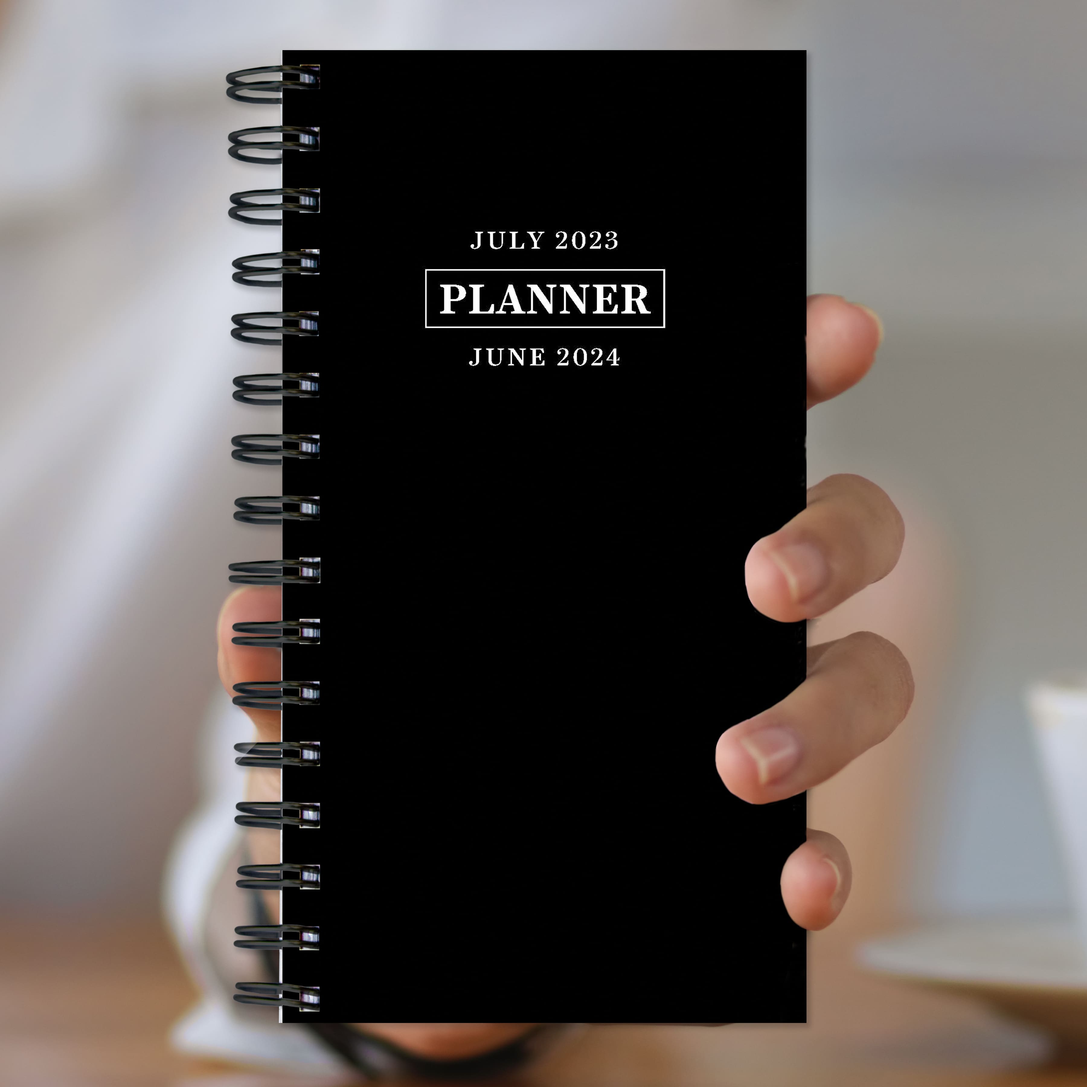 TF Publishing 2023 -2024 Black Night Small Weekly Monthly Planner