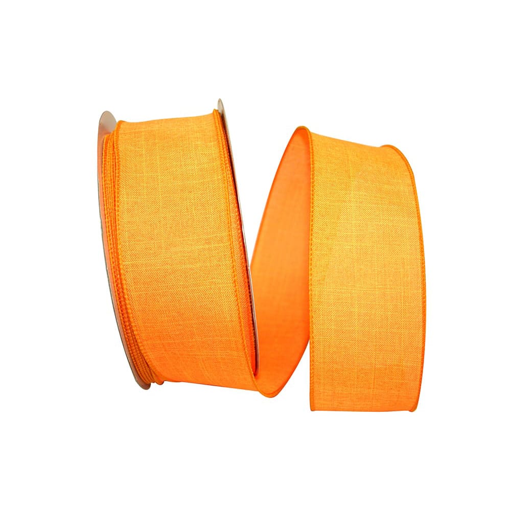 Reliant 2.5&#x22; x 50yd. Linen Wired Ribbon