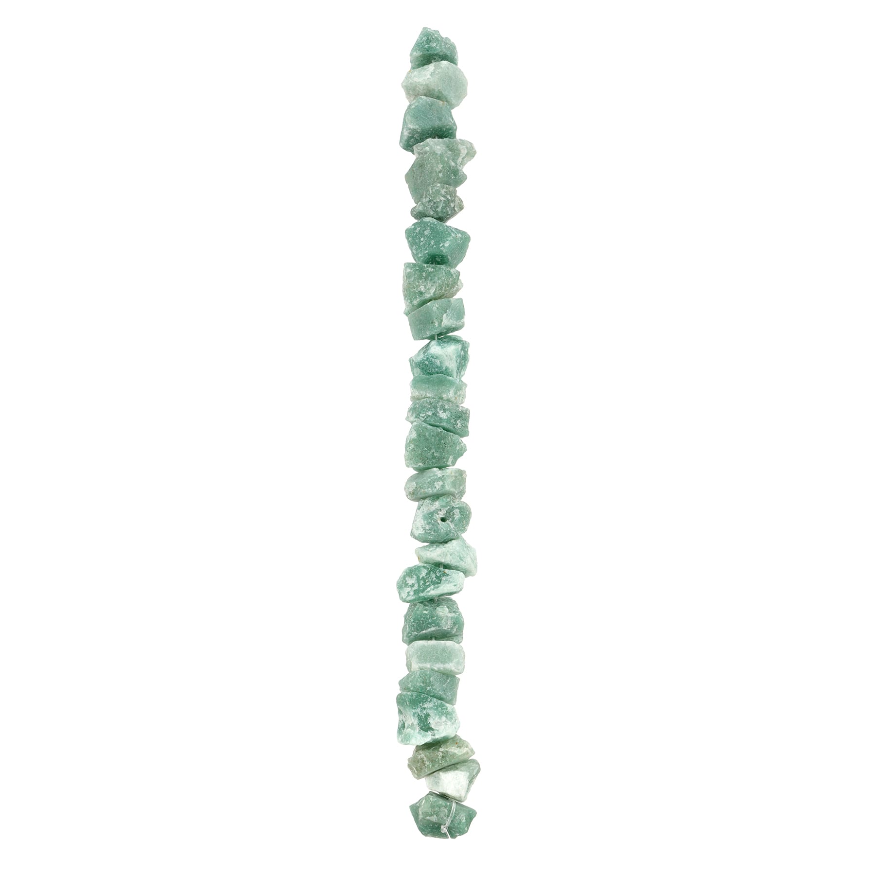 12 Pack: Green Dyed Aventurine Nugget Beads by Bead Landing™