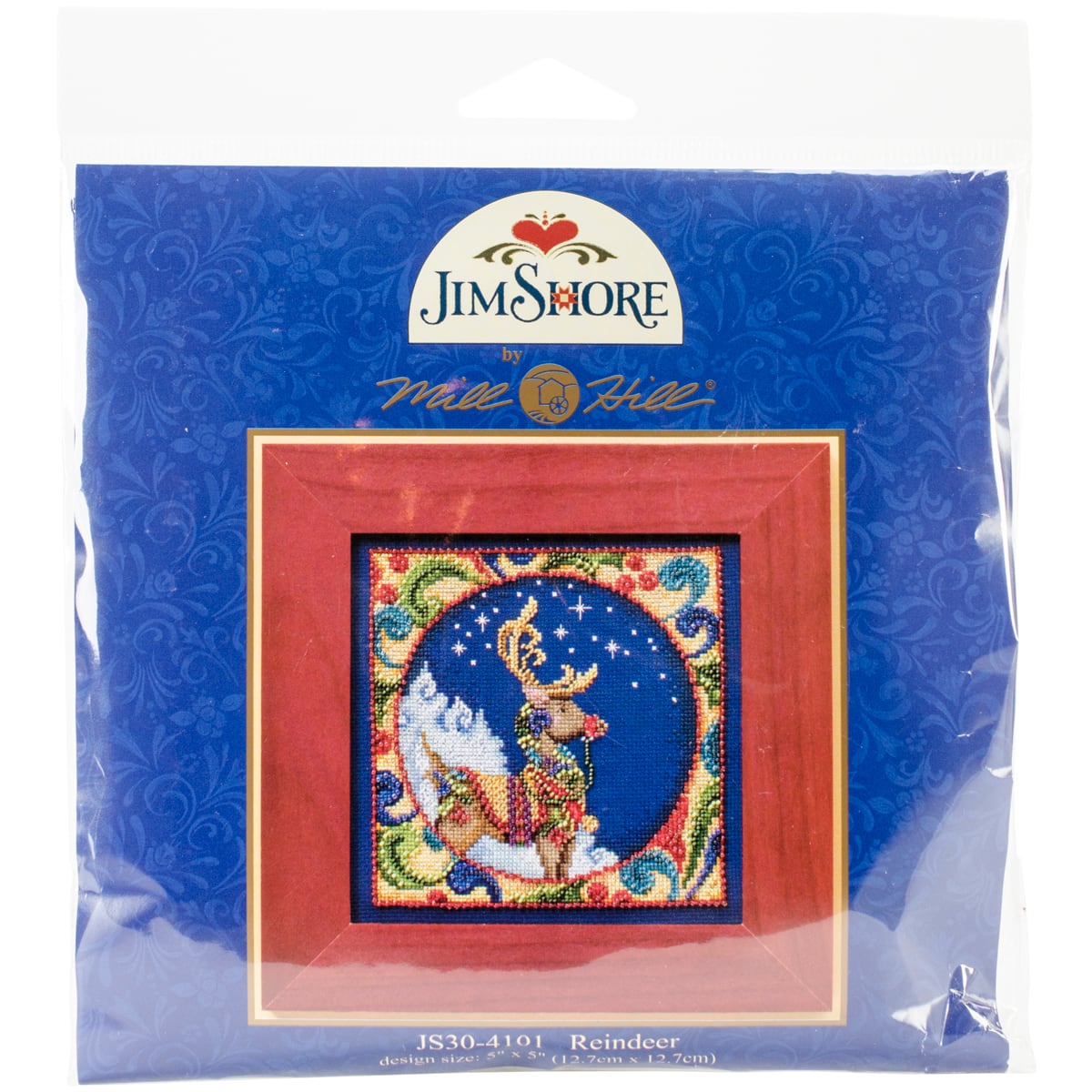 Mill Hill® Jim Shore Reindeer Beaded Counted Cross Stitch Kit | Michaels