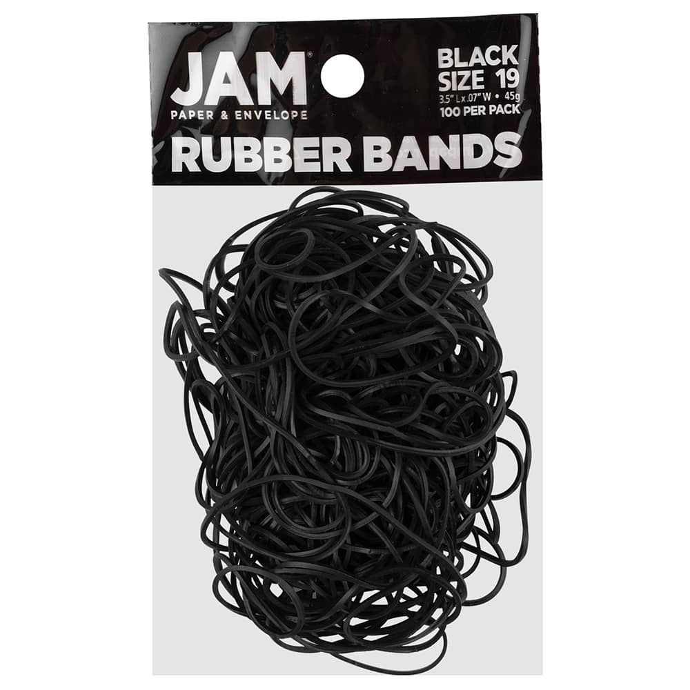 500g Yellow Quality Elastic Rubber Bands 43mmX3mmX1.5mm for Home School Office