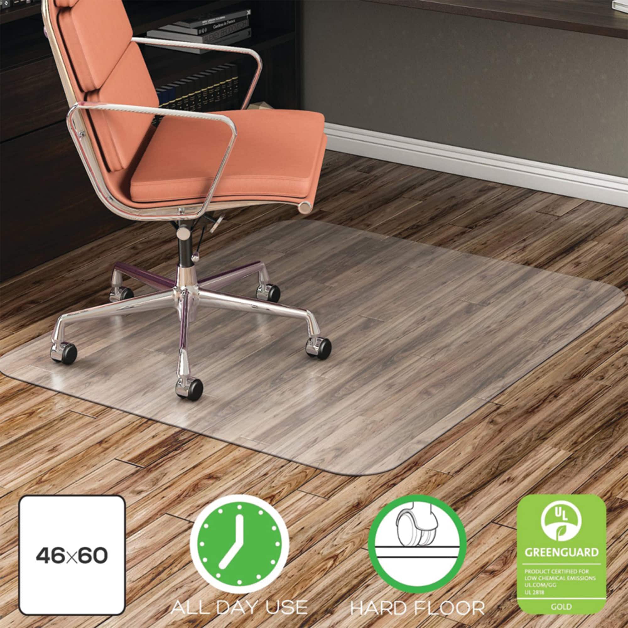 Deflecto EconoMat® Chair Mat For Floors, 46" x 60"
