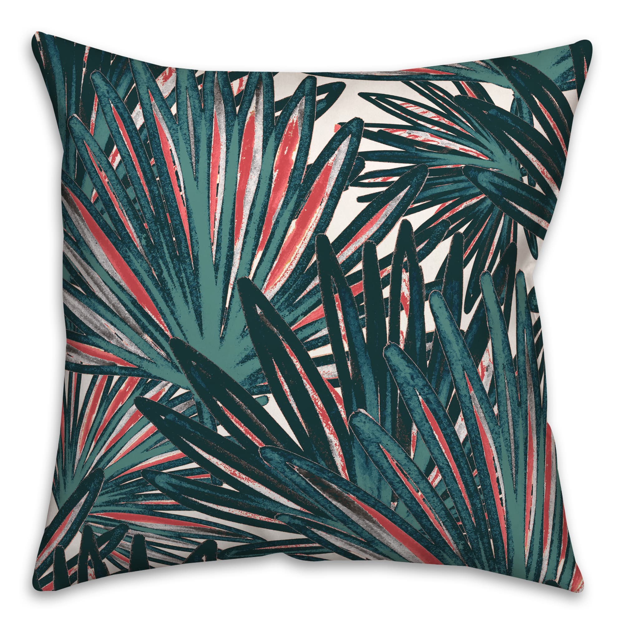 Tropical Leaves 18" x 18" Indoor / Outdoor Pillow