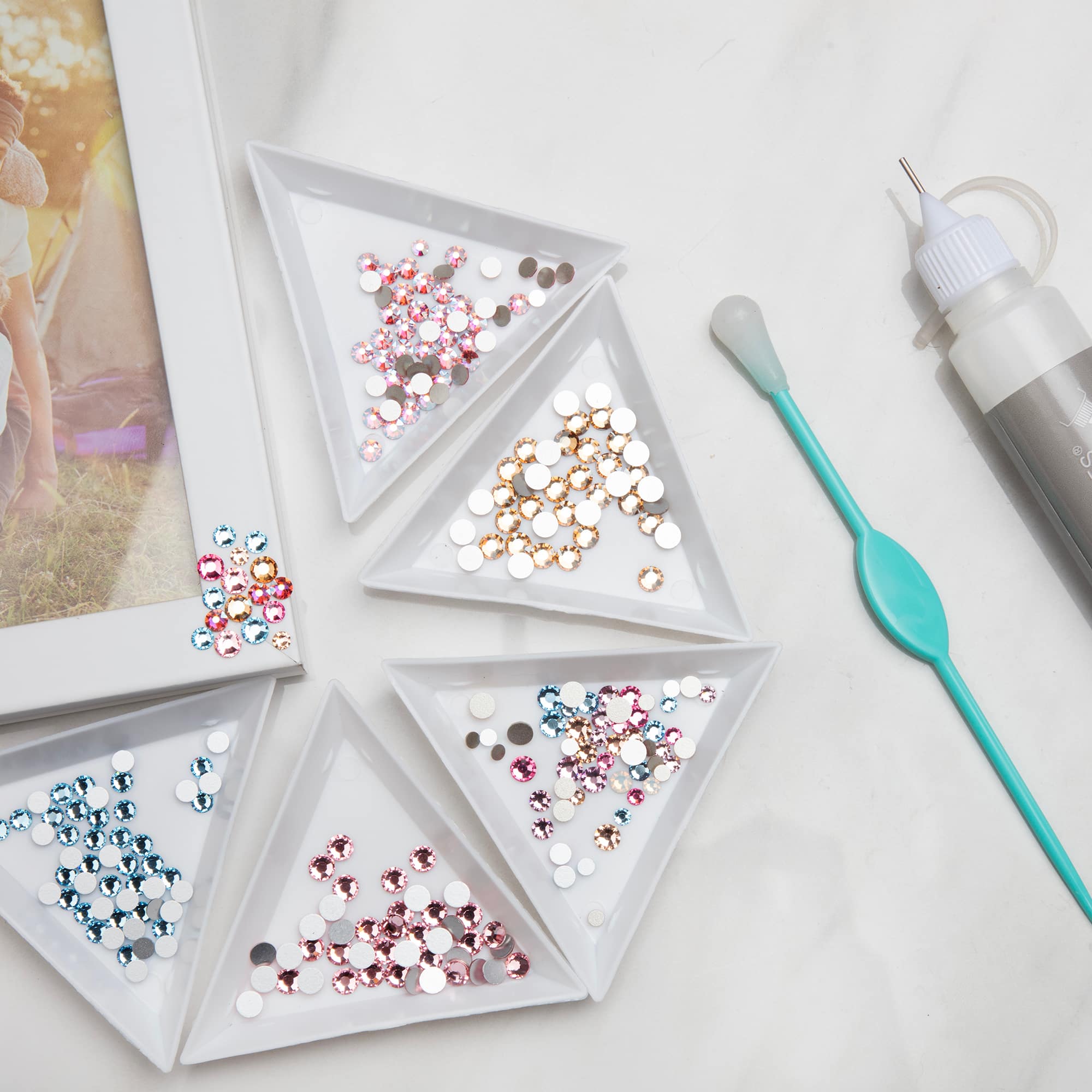 6 Packs: 55 ct. (330 total) SS16 Round Flatback Austrian Crystals by Bead Landing™