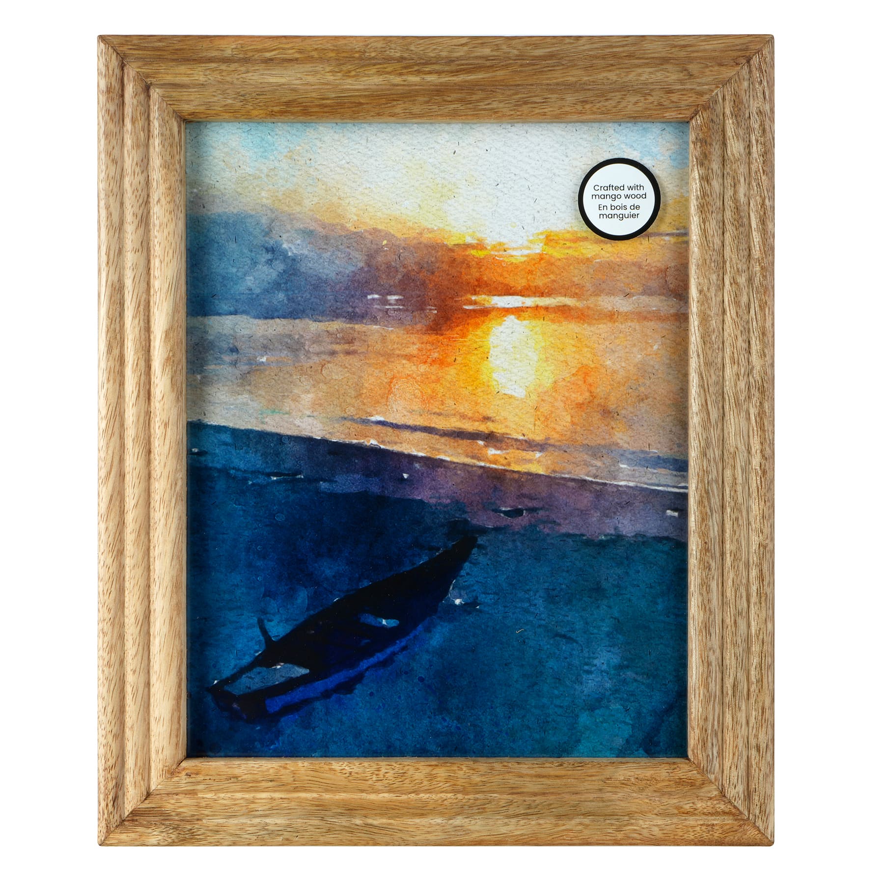 8&#x22; x 10&#x22; Natural Ridged Wood Tabletop Frame, Atelier by Studio D&#xE9;cor&#xAE;