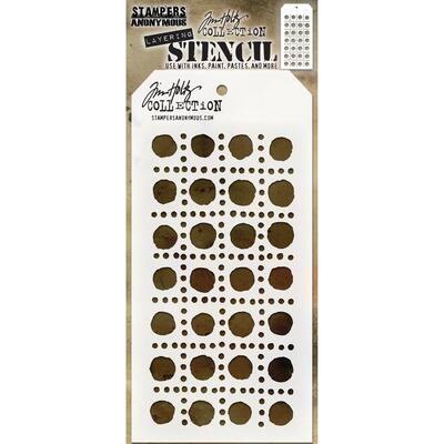 Tim Holtz® Stamper's Anonymous Dotted Line Layering Stencil | Michaels