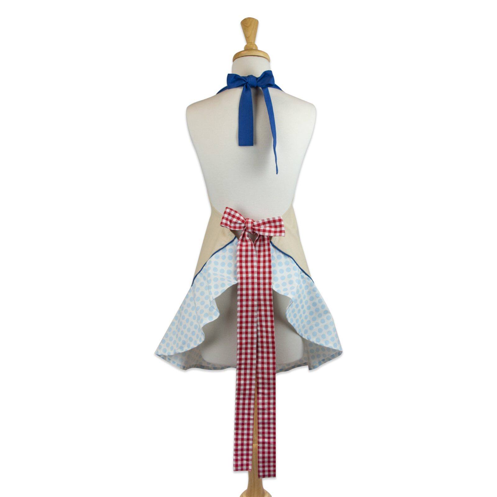 DII® Red Rooster Ruffle Apron