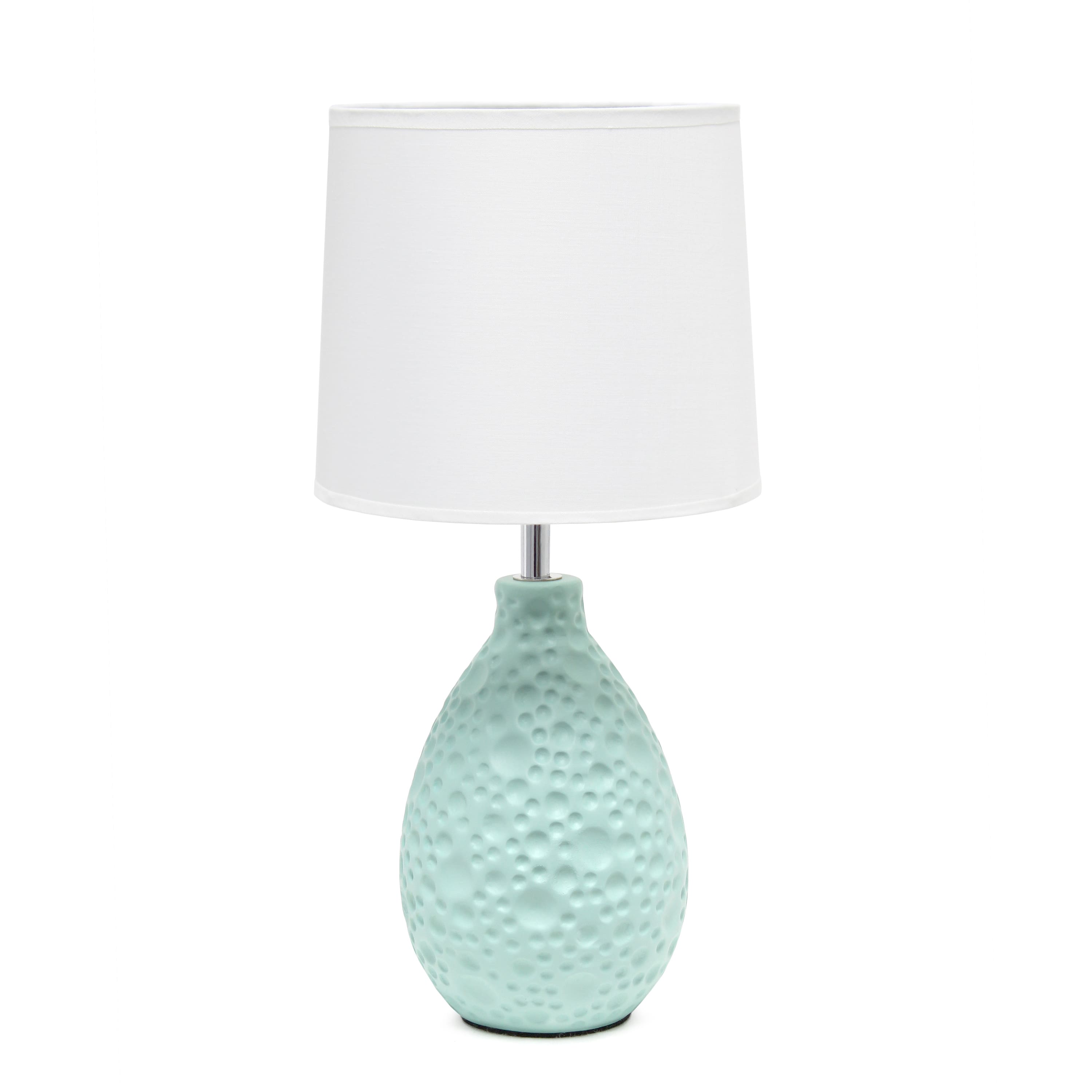 Creekwood Home Essentix 14" Ceramic Teardrop Table Lamp