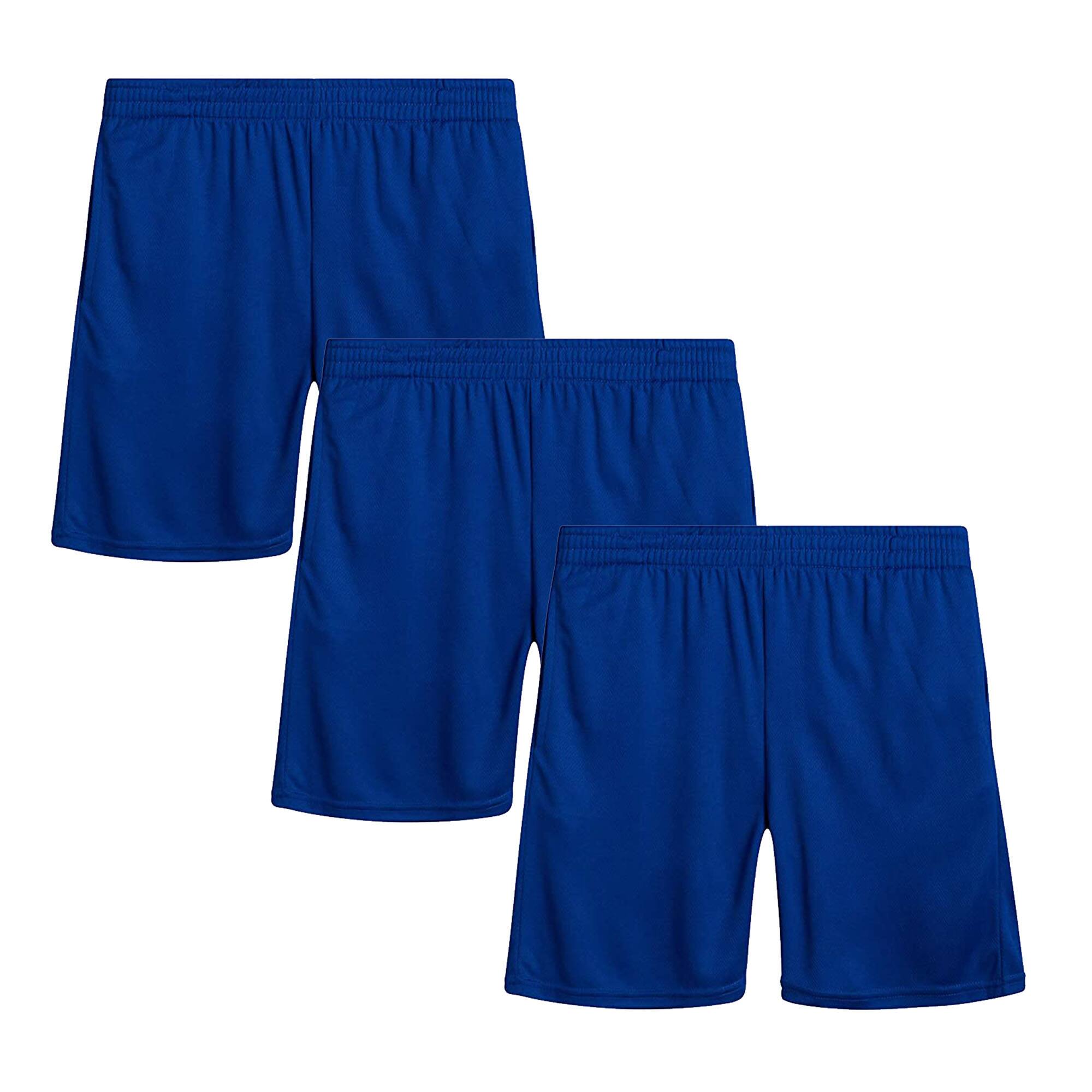 Galaxy by Harvic Boys Active Mesh Basketball Shorts 3 Pack