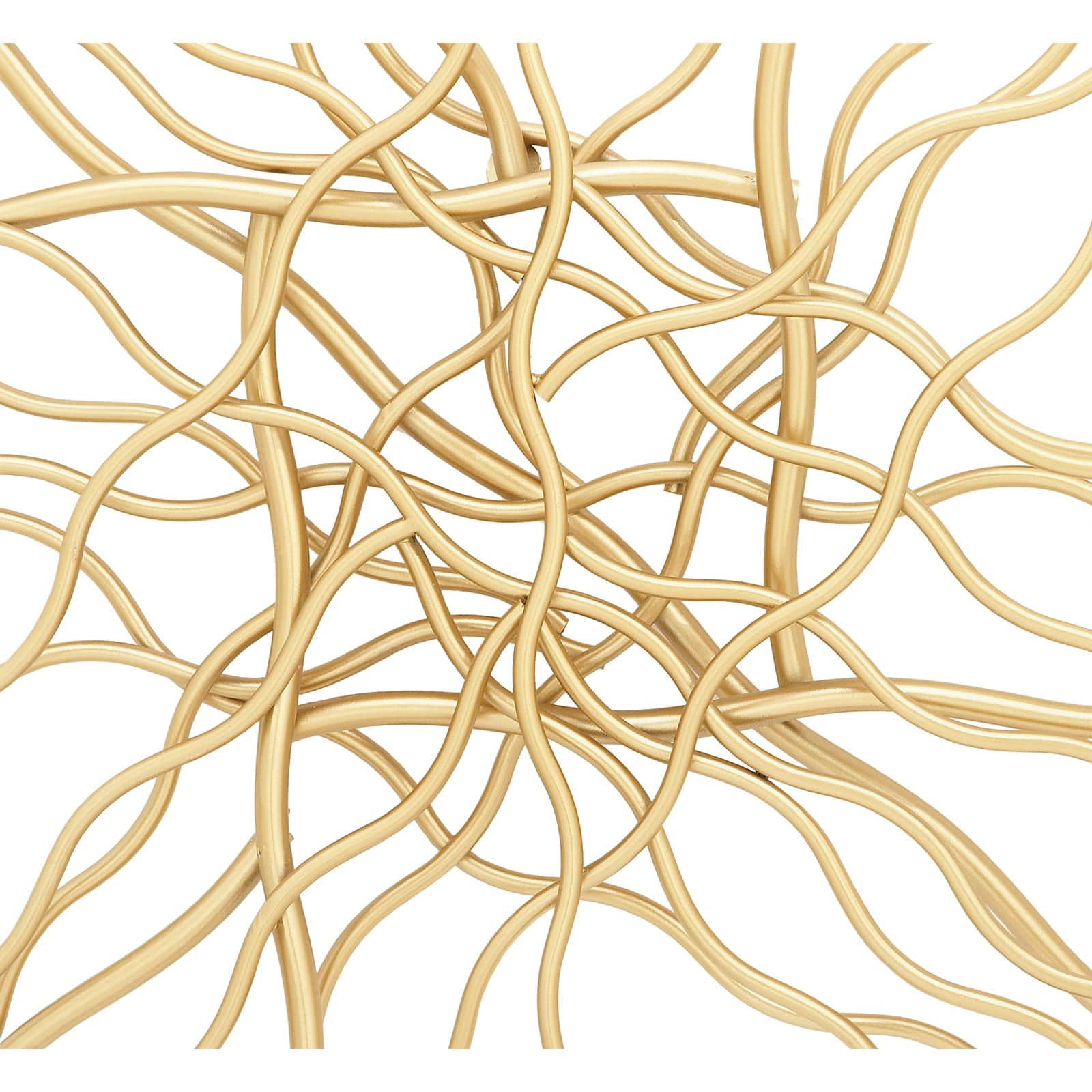 20&#x22; Gold &#x26; Silver Metal Contemporary Abstract Wall D&#xE9;cor Set, 2ct.