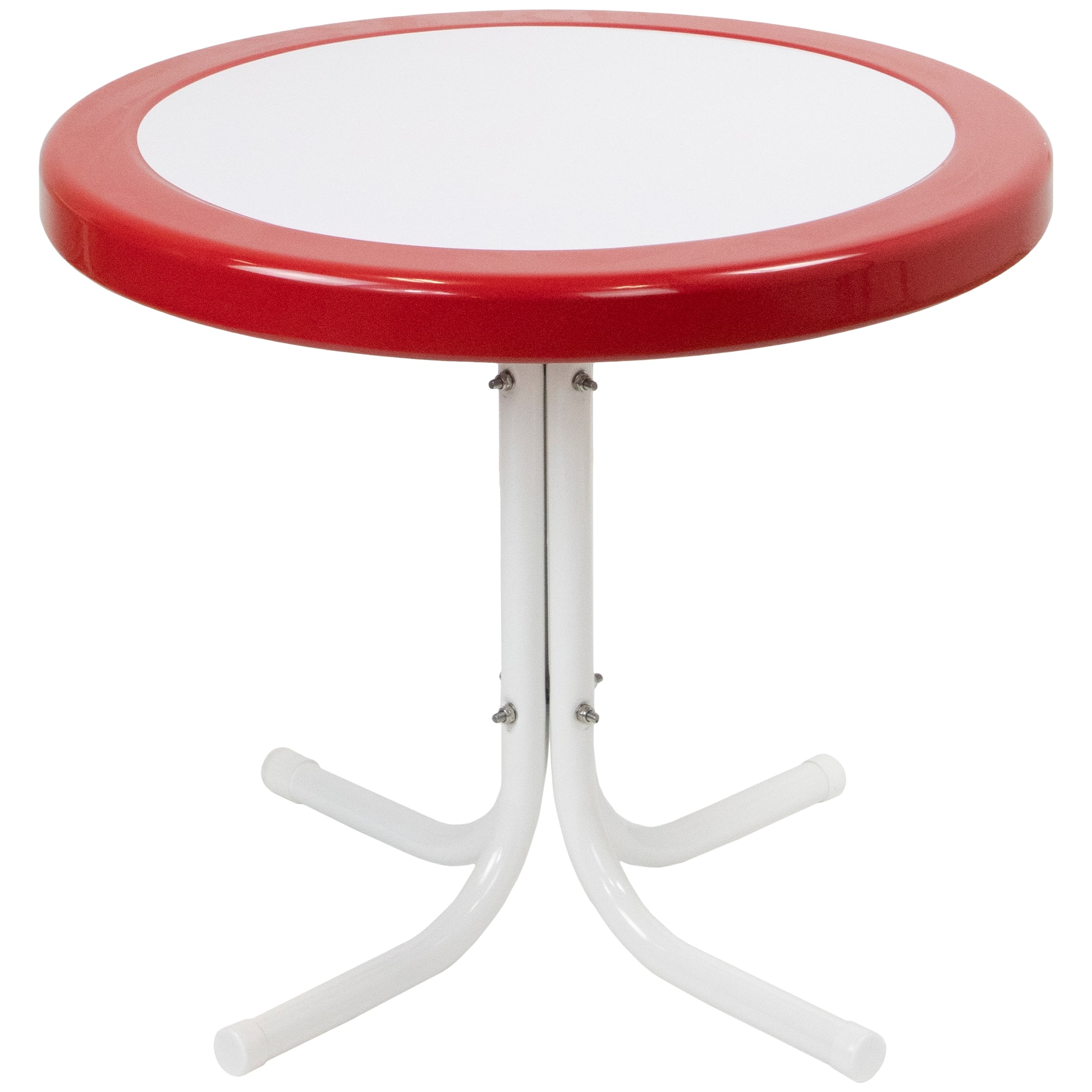 22&#x22; Outdoor Retro Tulip Side Table