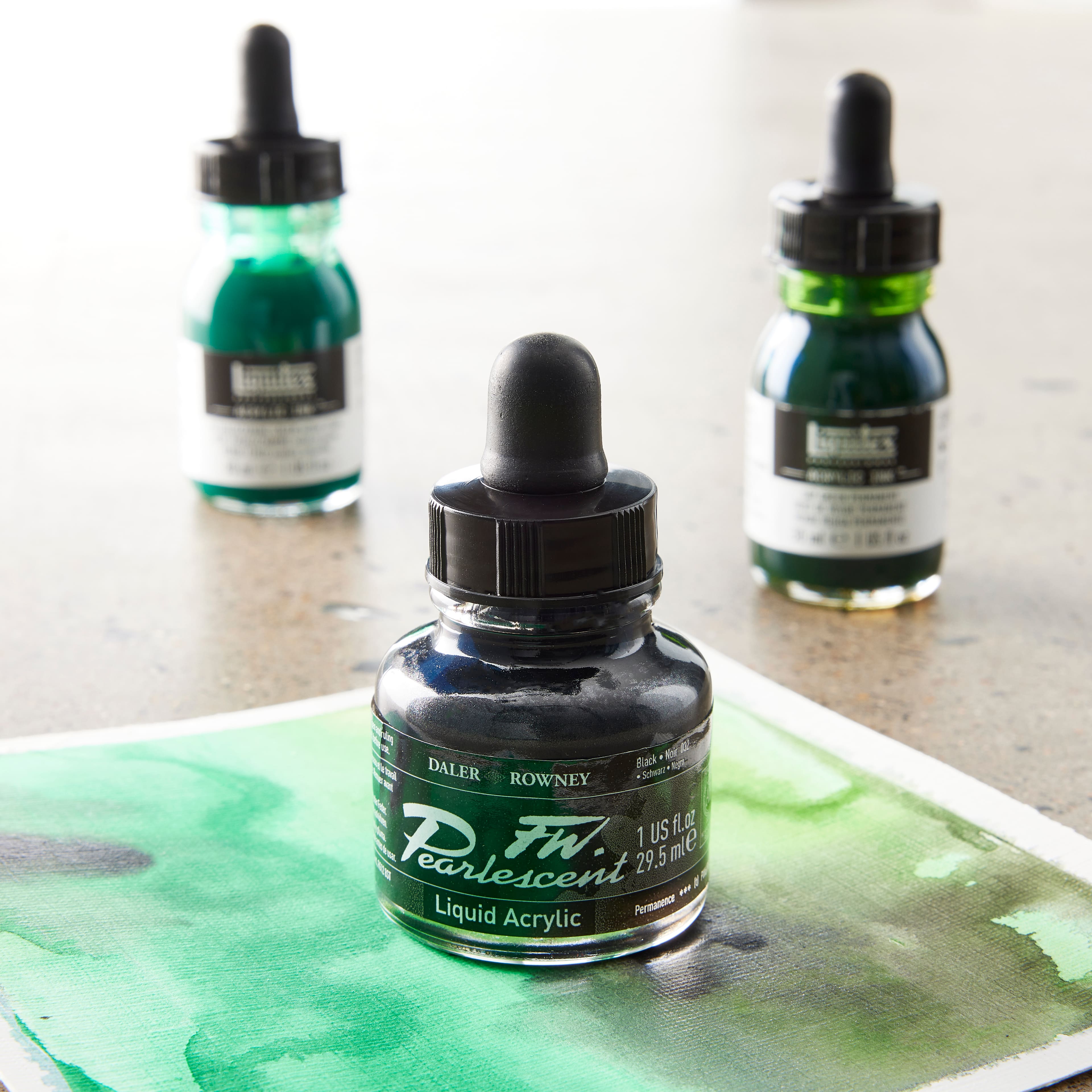 Daler-Rowney® 1oz. FW Pearlescent Liquid Acrylic Ink