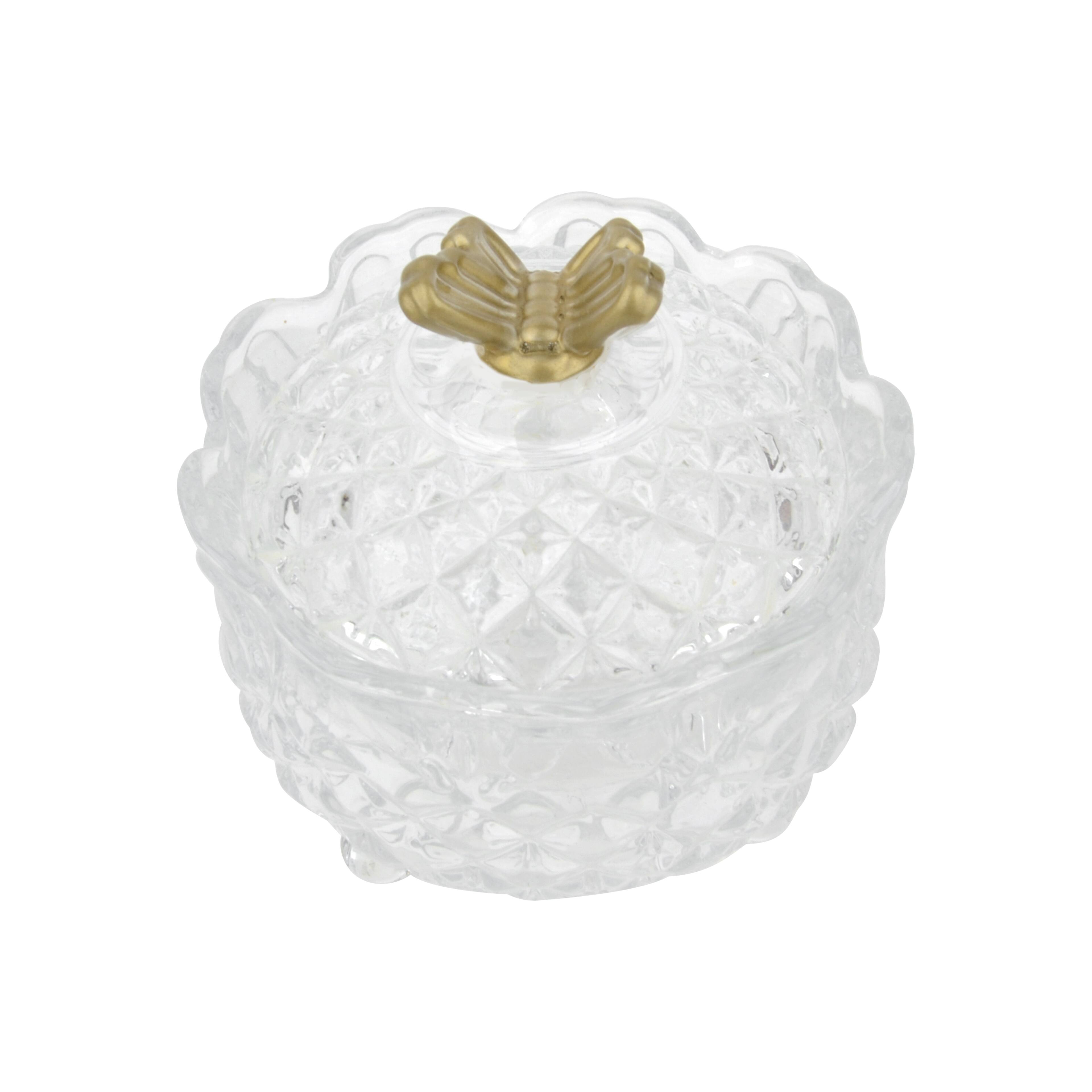 4.25" Clear Glass Jar with Butterfly Lid by Ashland®