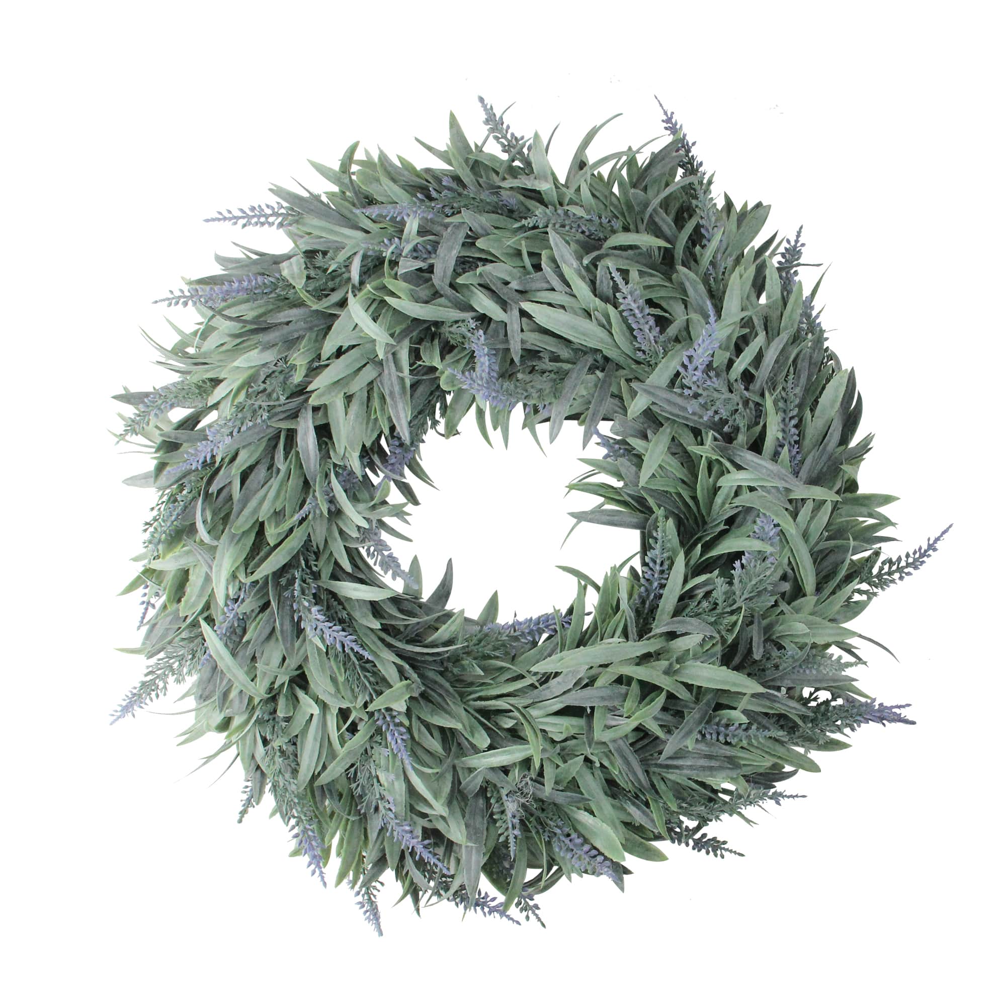 17" Wispy Lavender Spring Wreath