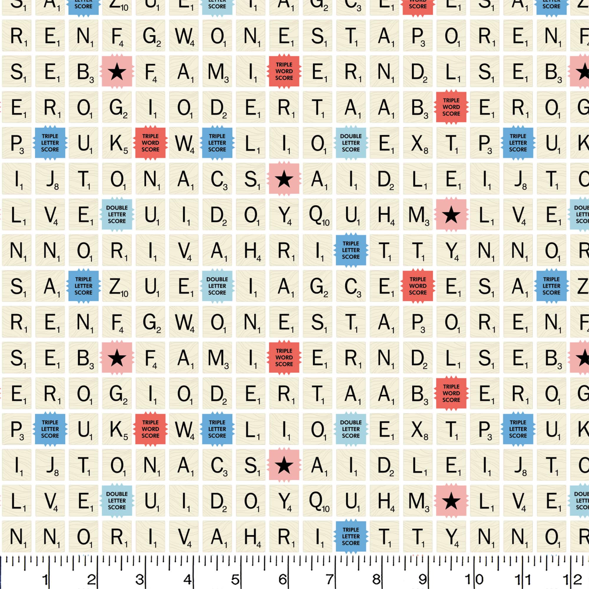 Camelot® Fabrics Scrabble® Board Cotton Fabric