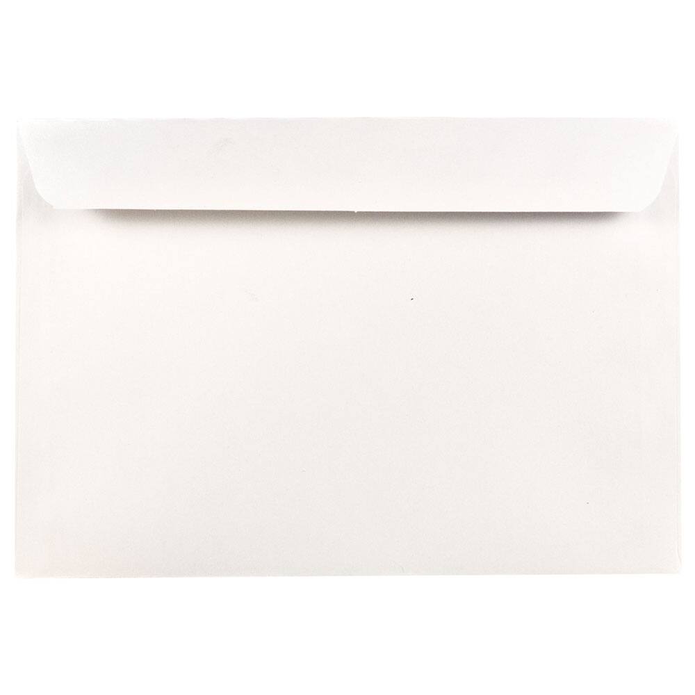JAM Paper 6.5" x 9.5" White Booklet Commercial Envelopes