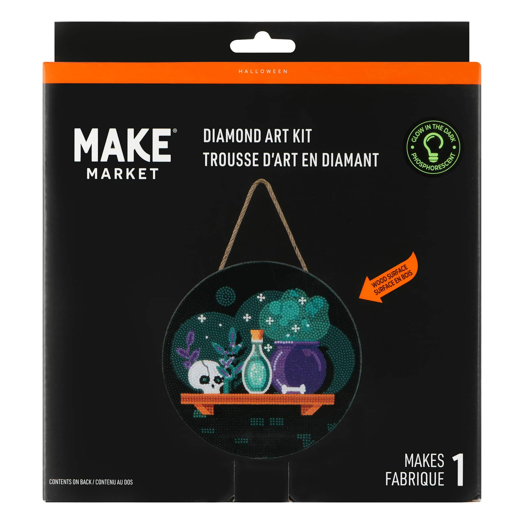 8" Potions Round Wood Plaque Diamond Art Kit by Make Market®