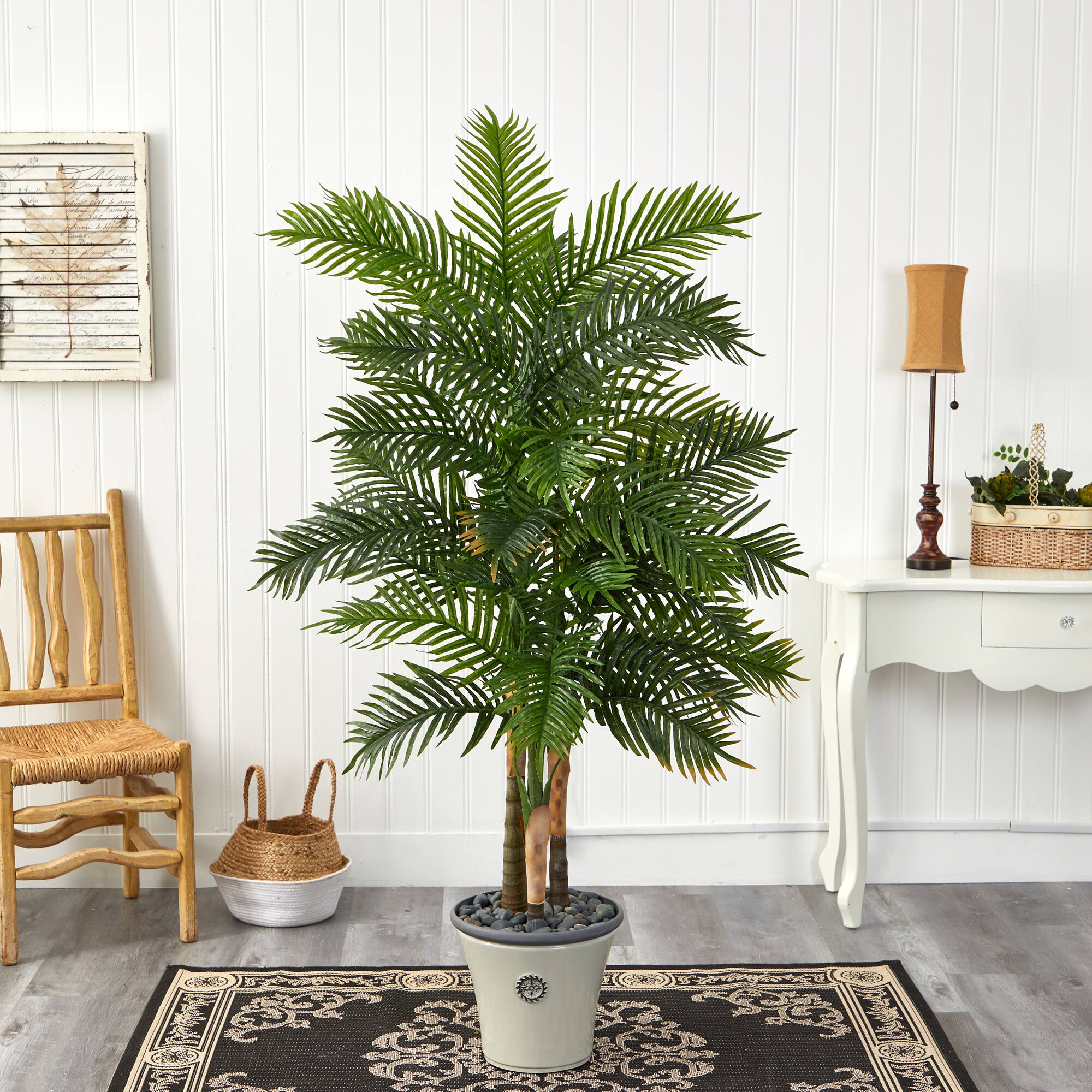 6ft. Areca Palm Tree in Decorative Planter
