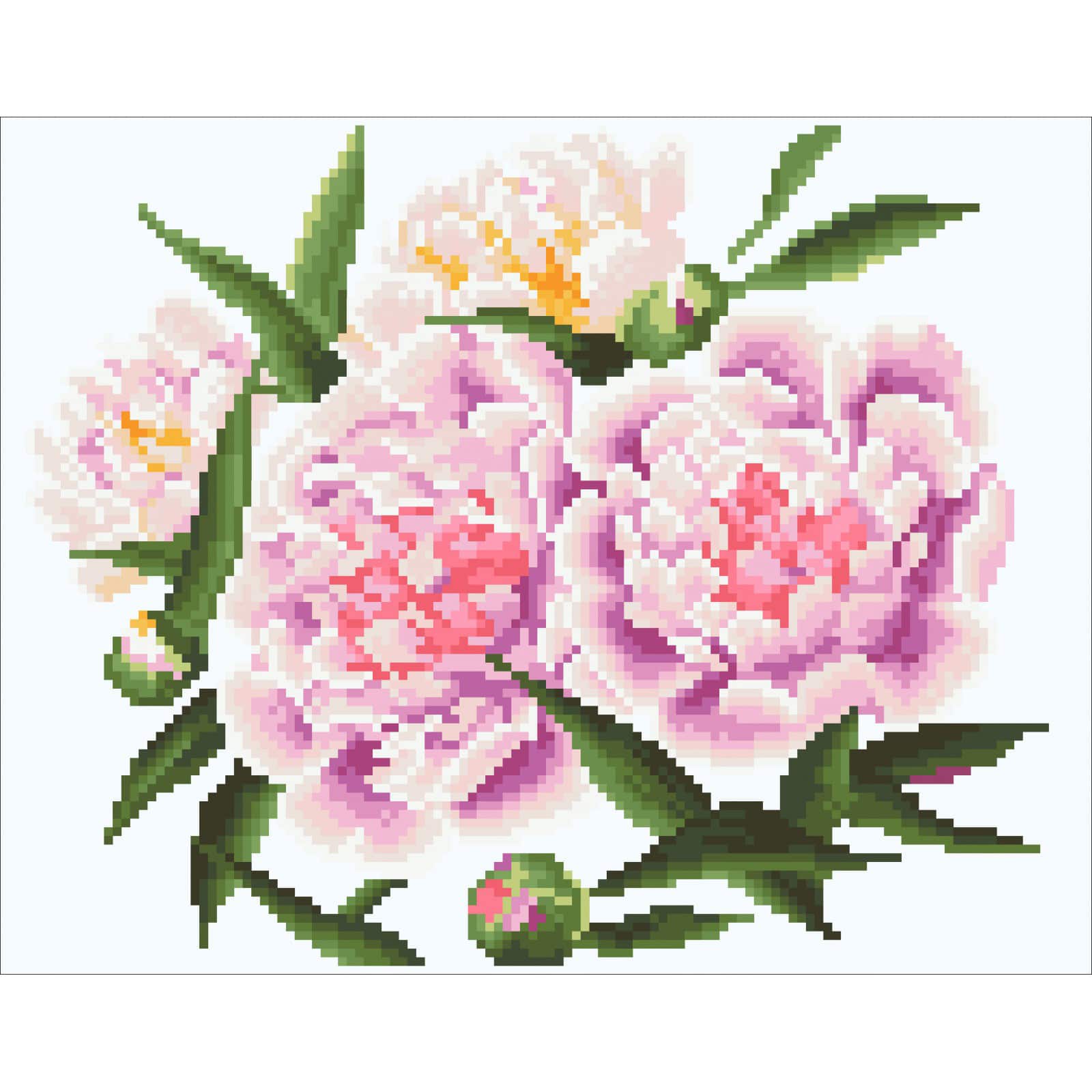 Diamond Dotz® Romantic Pink Peonies Diamond Painting Kit