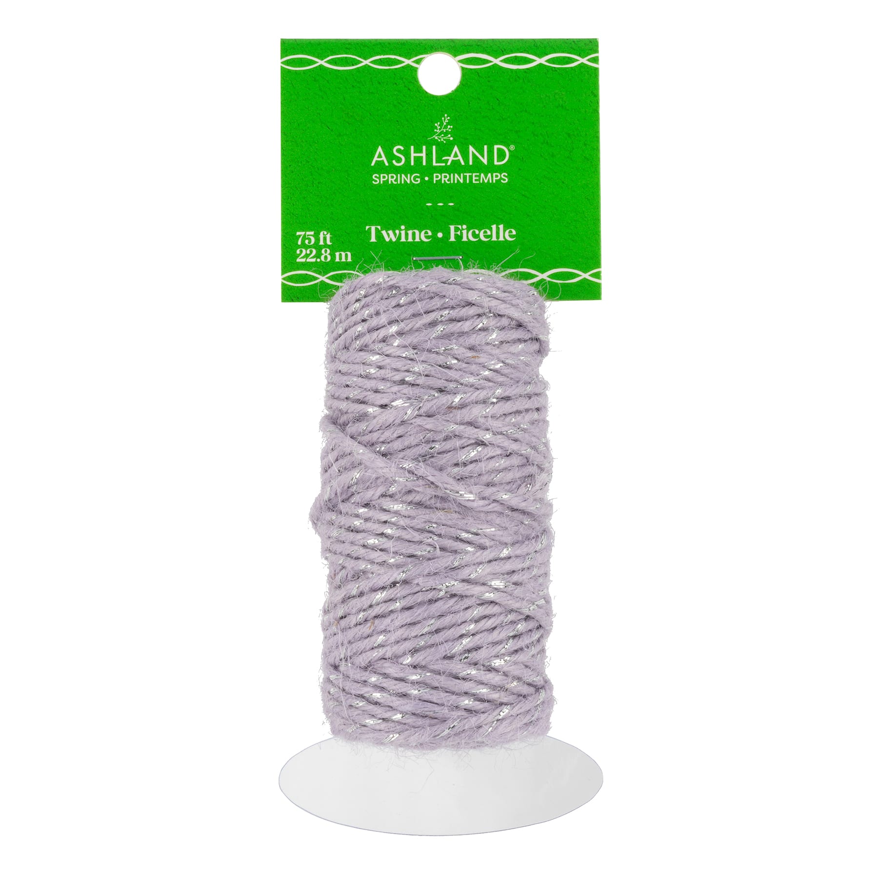 75ft. Silver &#x26; Purple Twine by Ashland&#xAE;