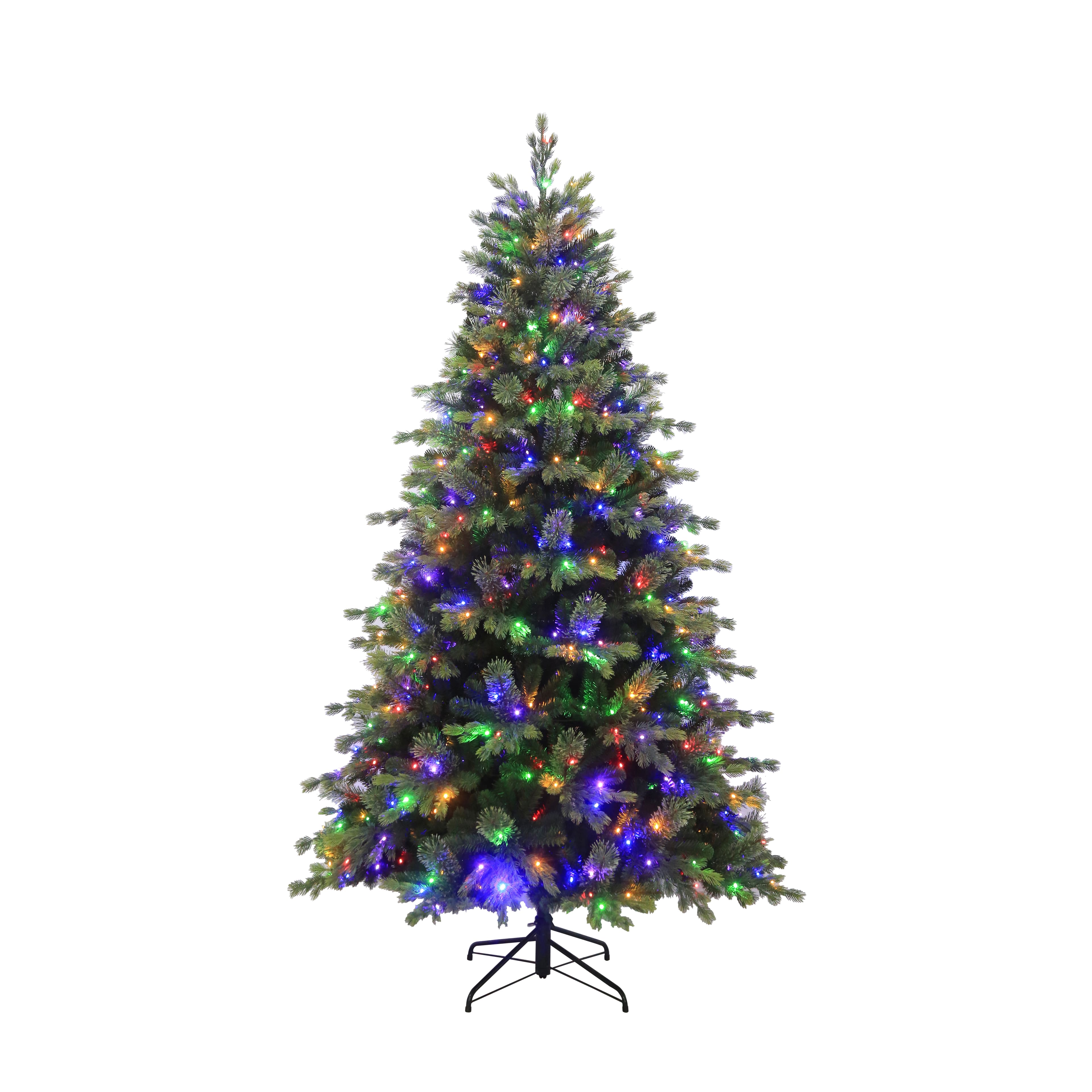 7.5ft. Pre-Lit Hunter Spruce Artificial Christmas Tree, Colour Changing LED Lights by Ashland&#xAE;