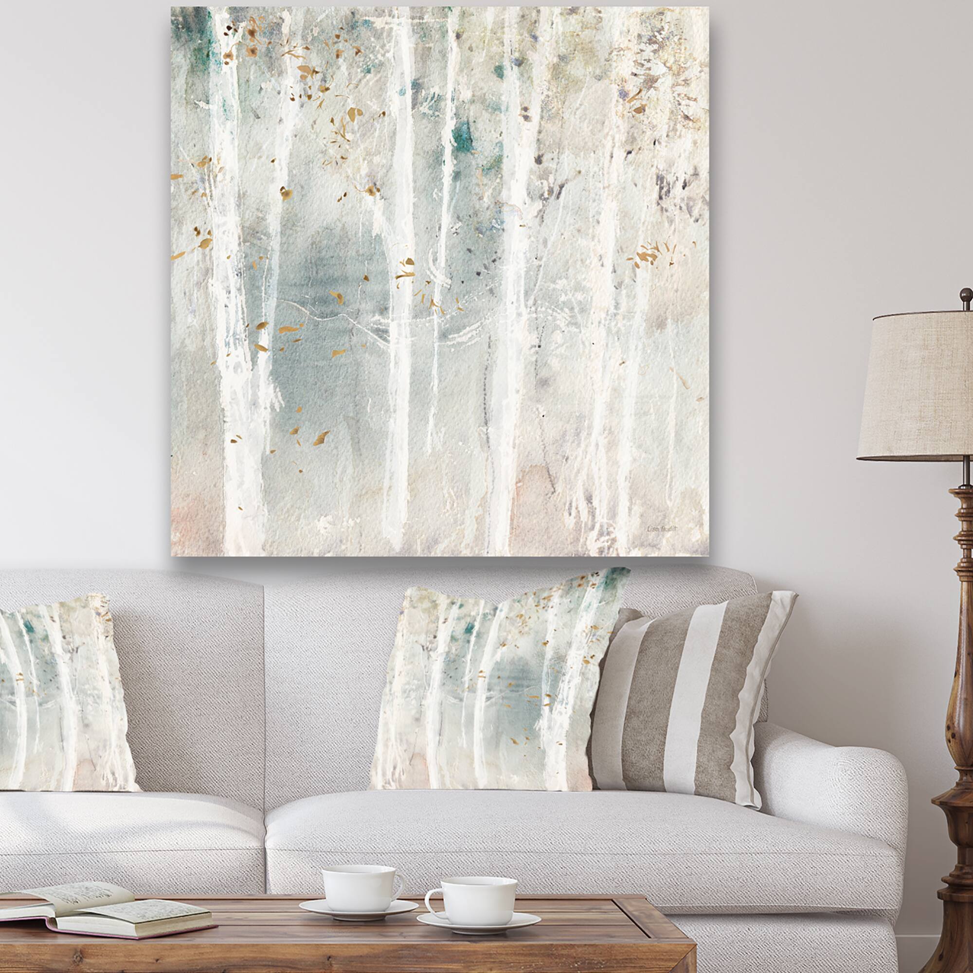 Designart - A Woodland Walk into the Forest VI - Modern Farmhouse Canvas Artwork