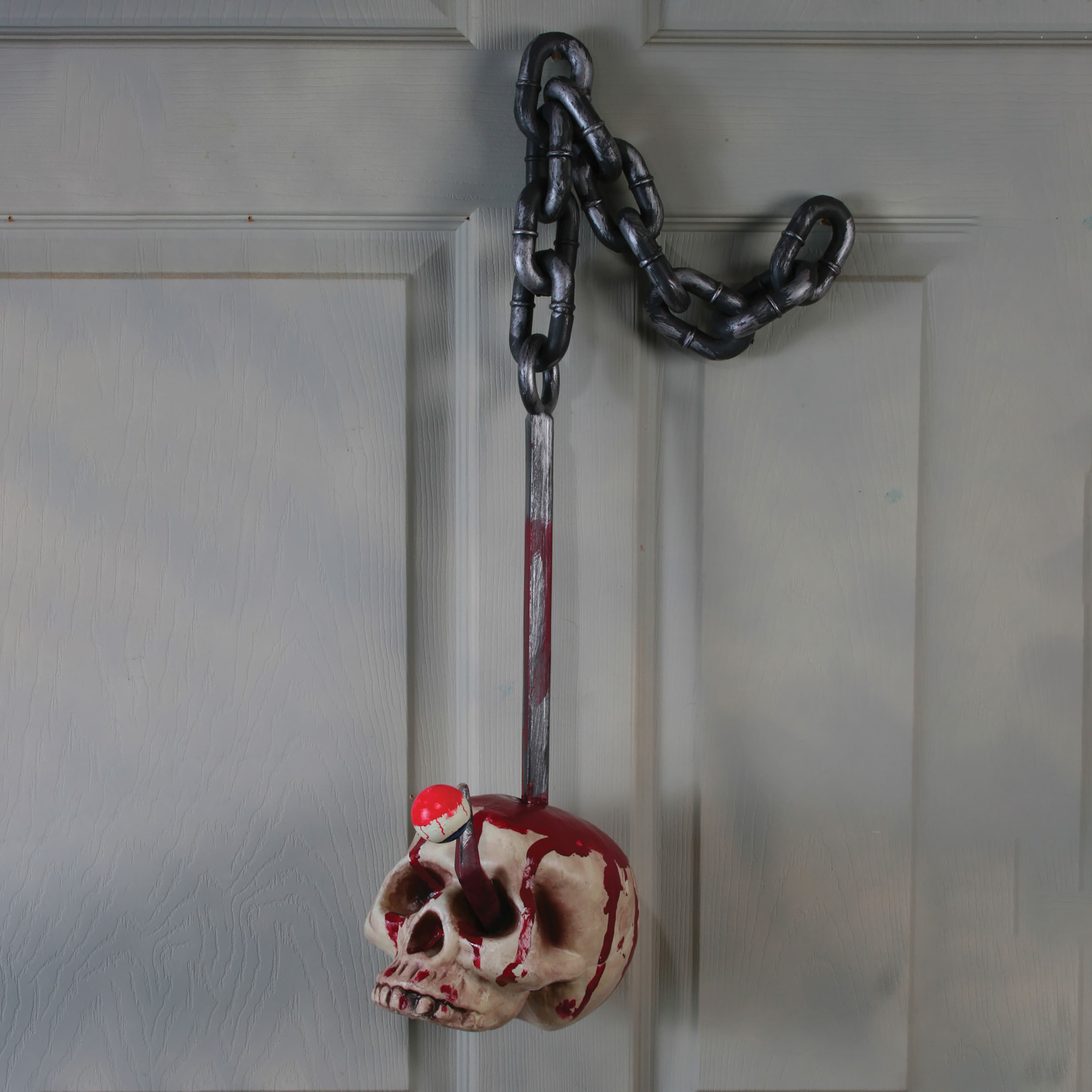 35.5&#x22; Skull on Hook with Chain by Ashland&#xAE;