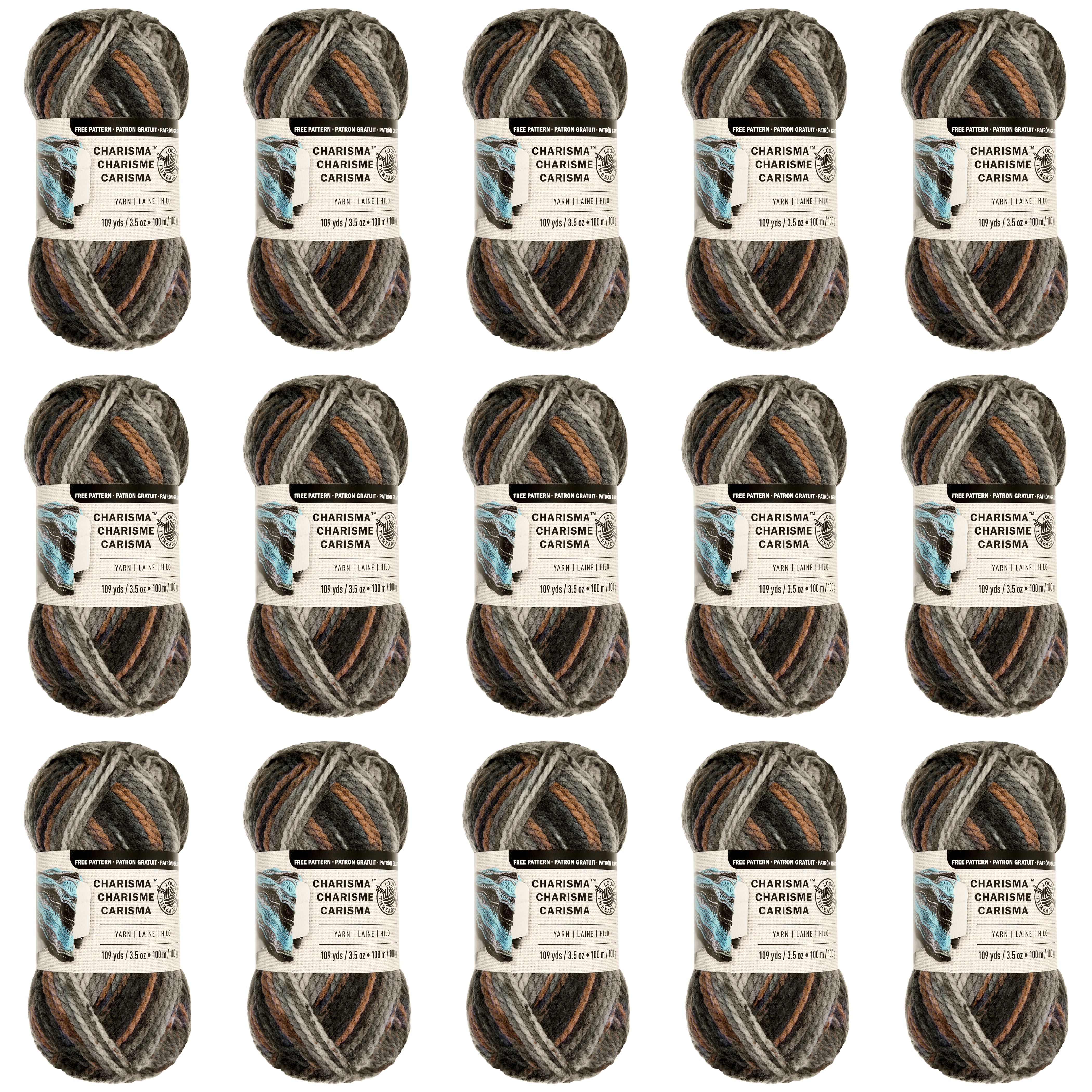 15 Pack: Charisma&#xAE; Yarn by Loops &#x26; Threads&#xAE;
