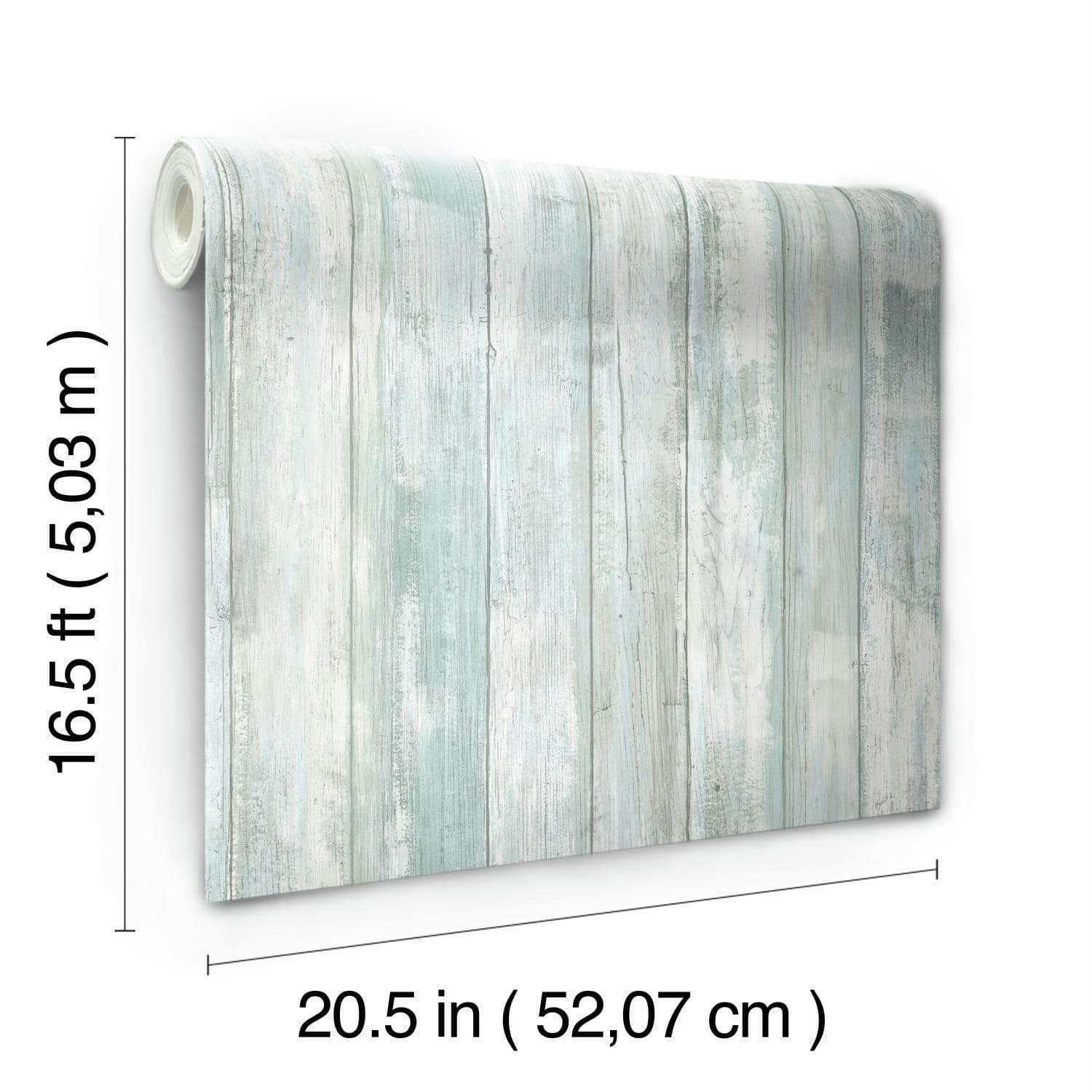 RoomMates Weathered Planks Peel & Stick Wallpaper