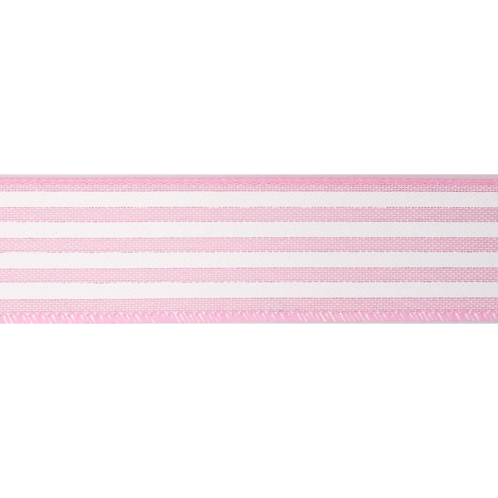 12 Pack: 1.5" x 10yd. Faux Linen Wired Thin Striped Ribbon by Celebrate It® Specialty