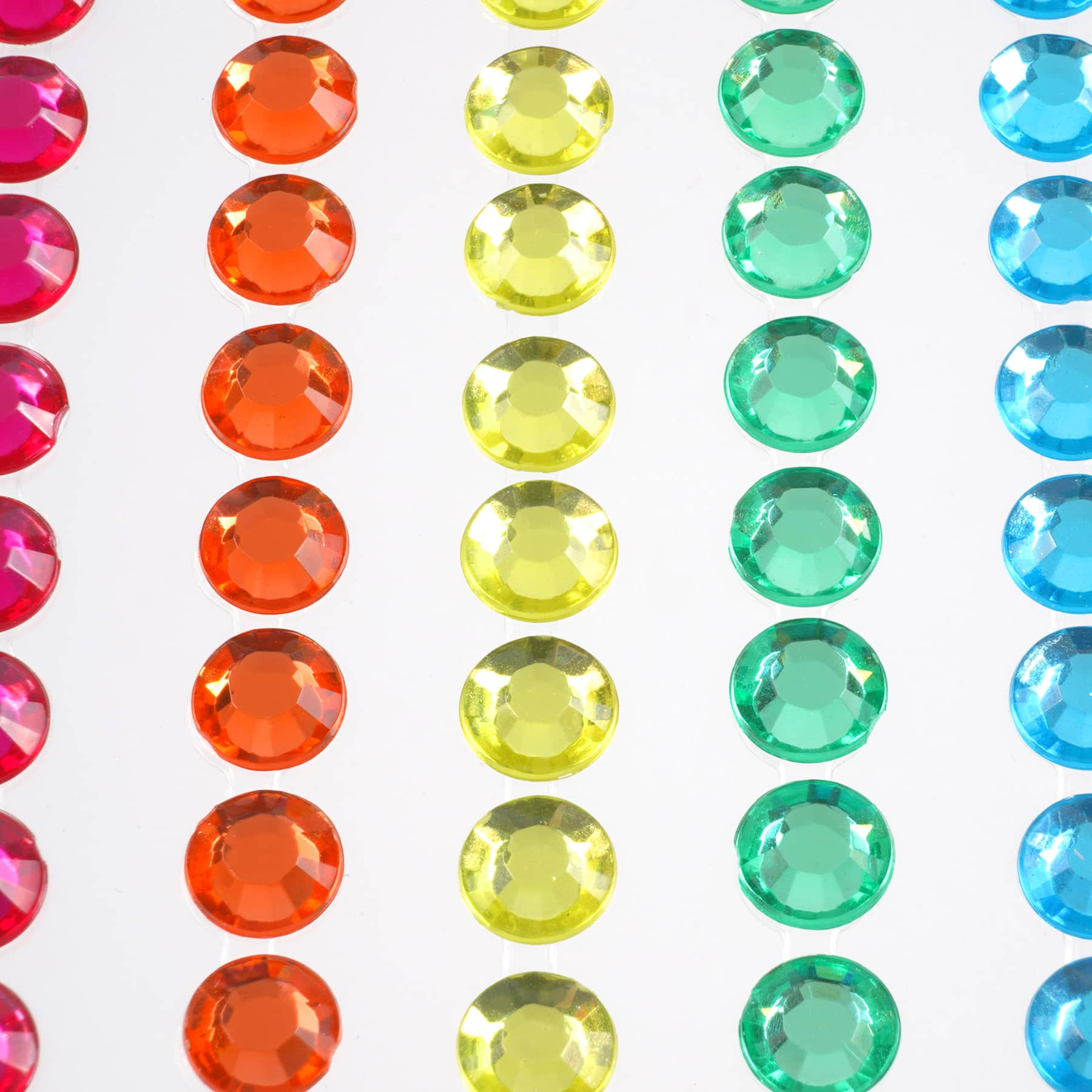 12 Packs: 6 ct. (72 total) Rainbow Rhinestone Borders by Recollections&#x2122;