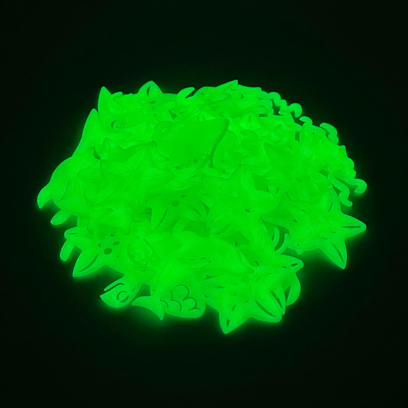 Autocollants phosphorescents à thème de créatures marines de Creatology