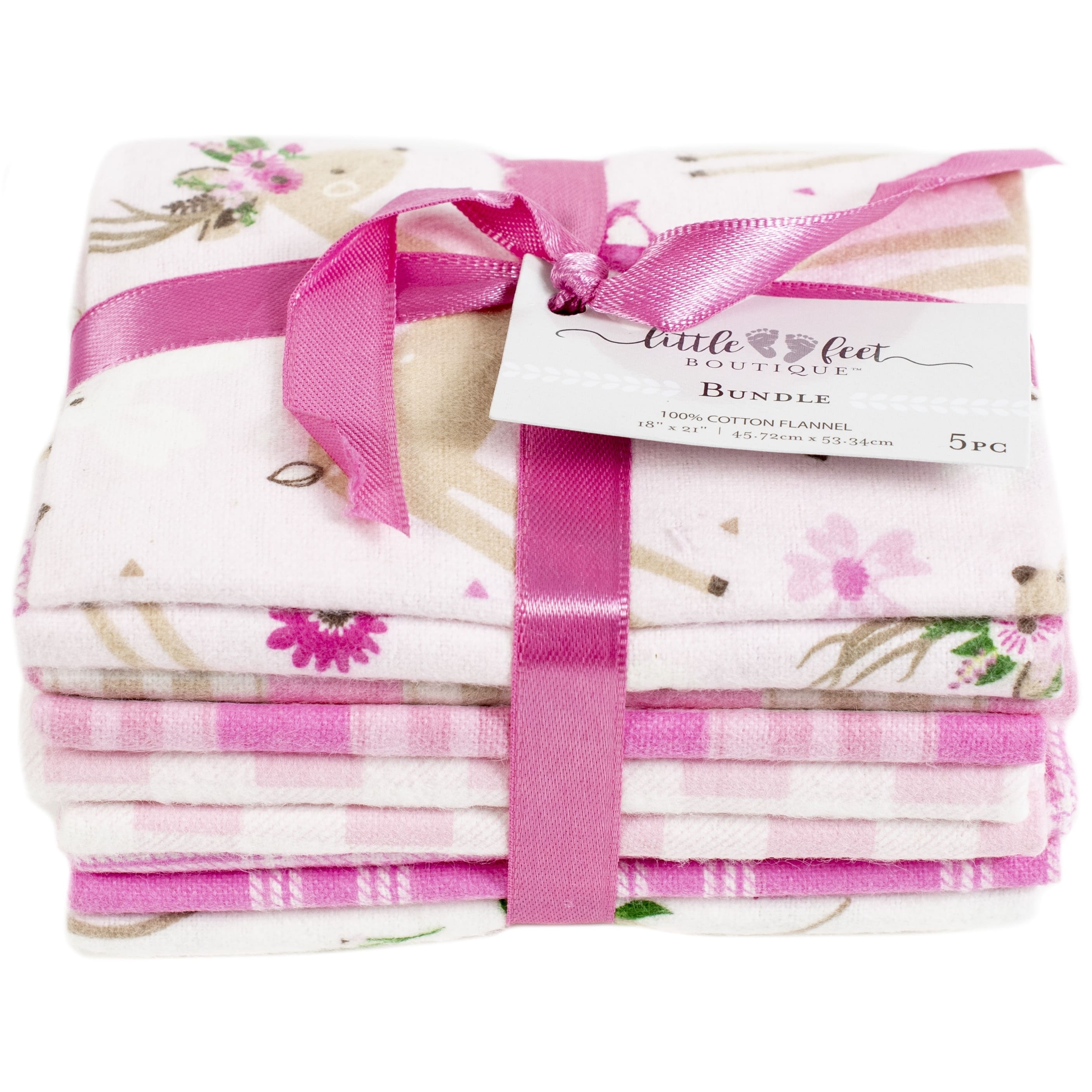 Fabric Editions Little Feet Boutique&#x2122; Wild &#x26; Free Cotton Fabric Bundle