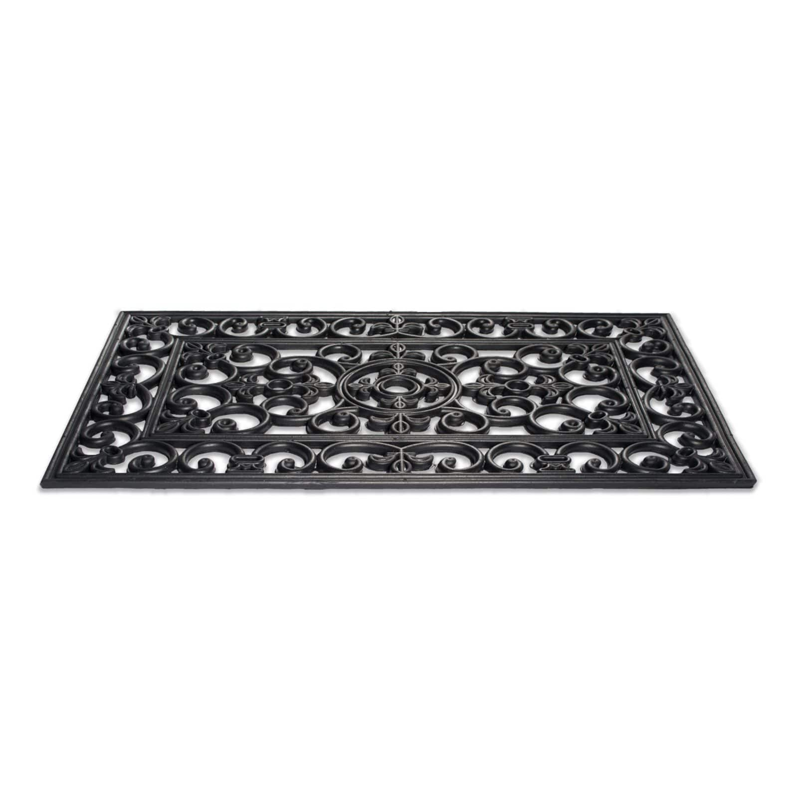 DII&#xAE; J&#x26;M Wrought Iron Rubber Doormat