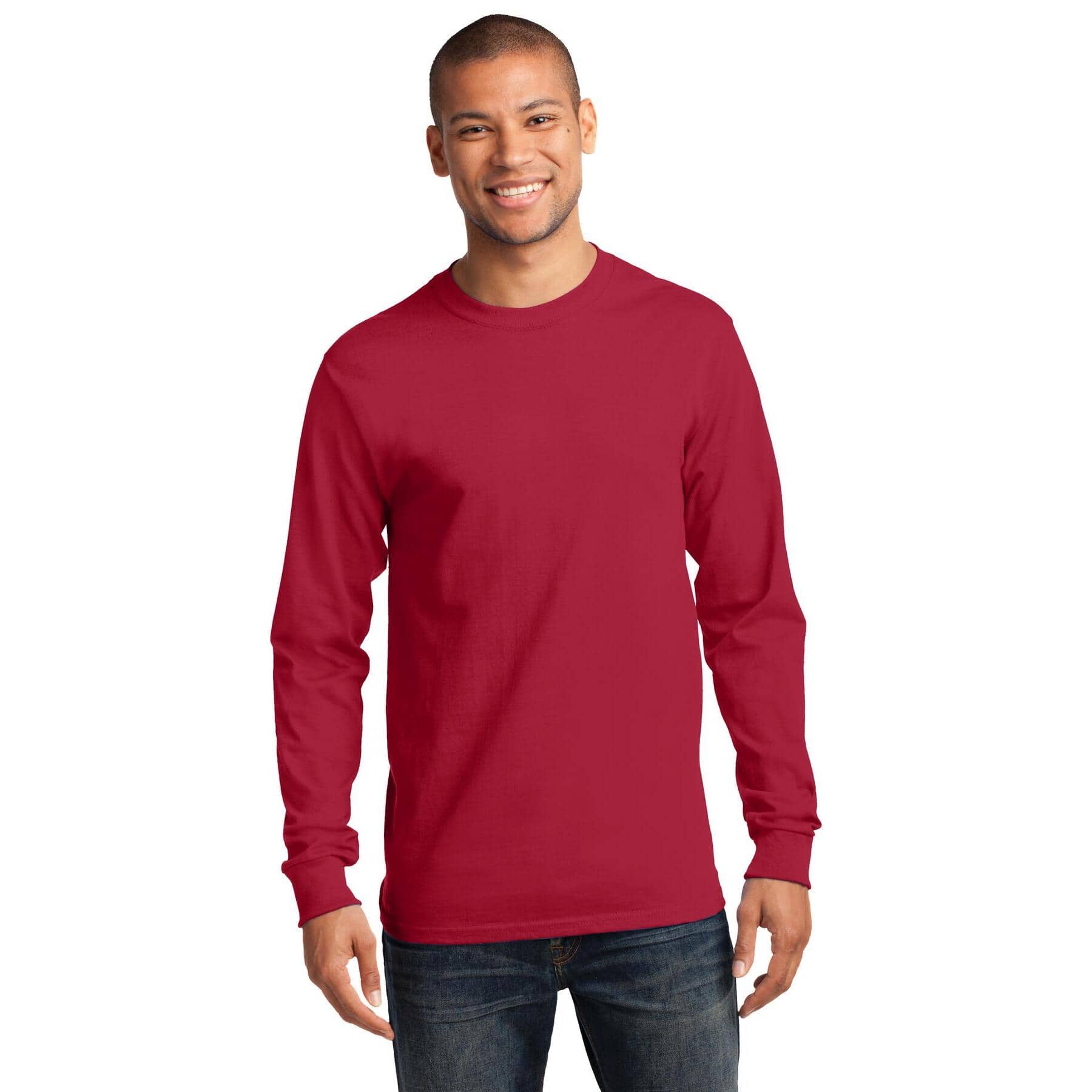 Port & Company® Color Long Sleeve Essential T-Shirt