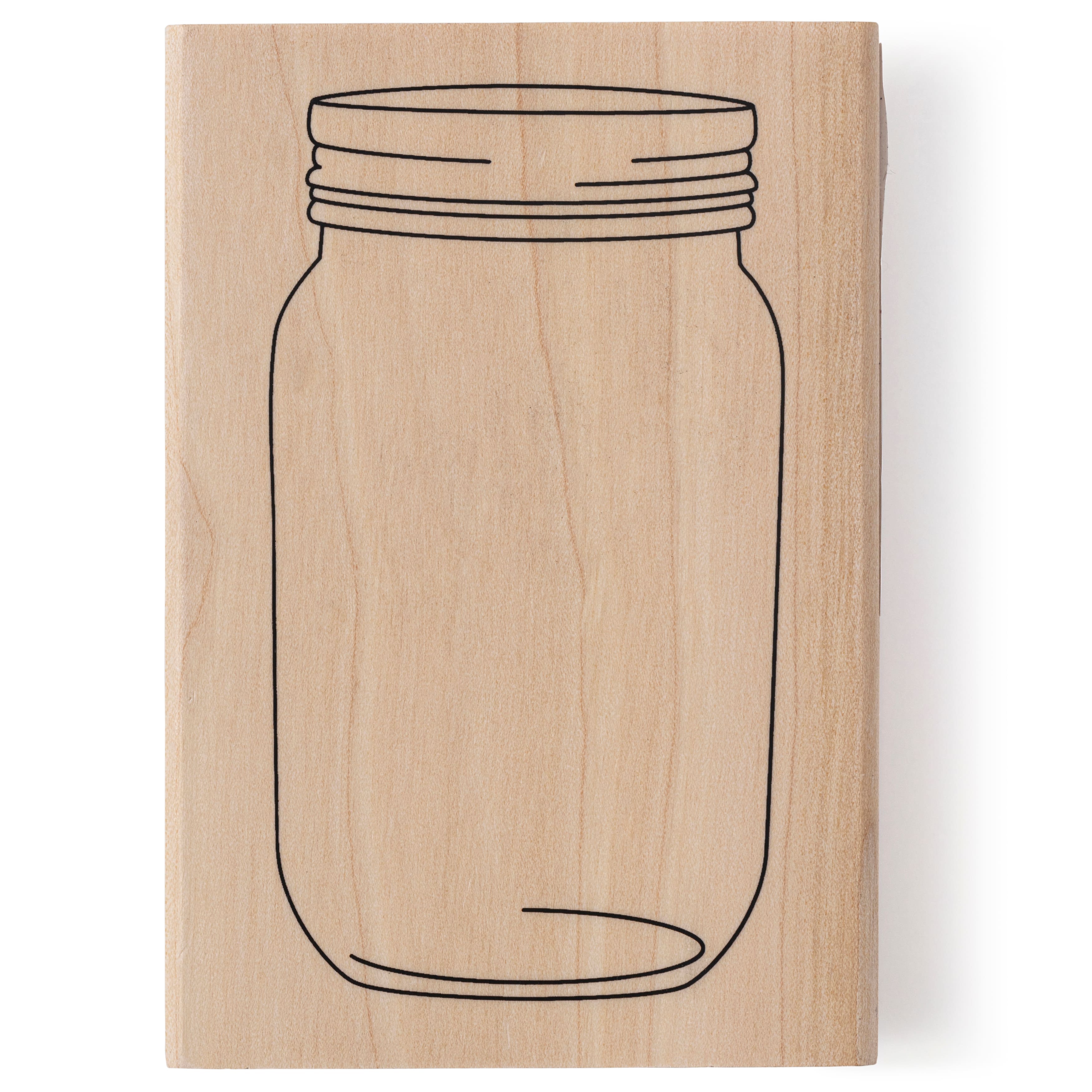 Mason Jar Wood Stamp by Recollections&#x2122;