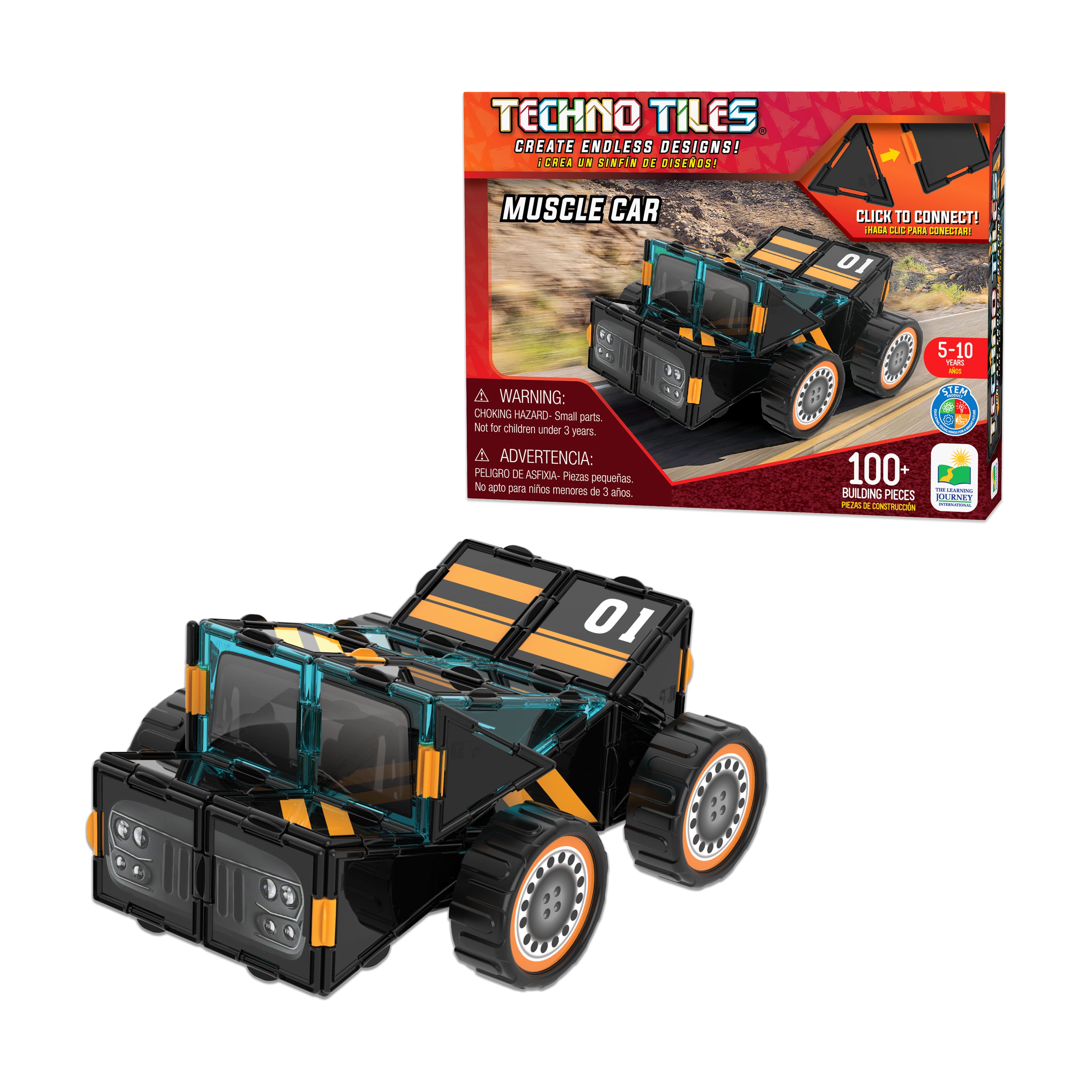 Techno Tiles - Muscle Car: 100+ Pcs