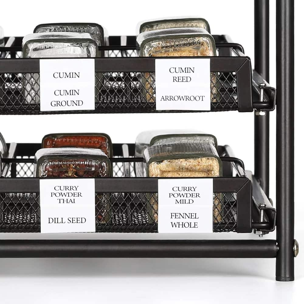 3-Tier 18-Bottle Spice Rack Organizer