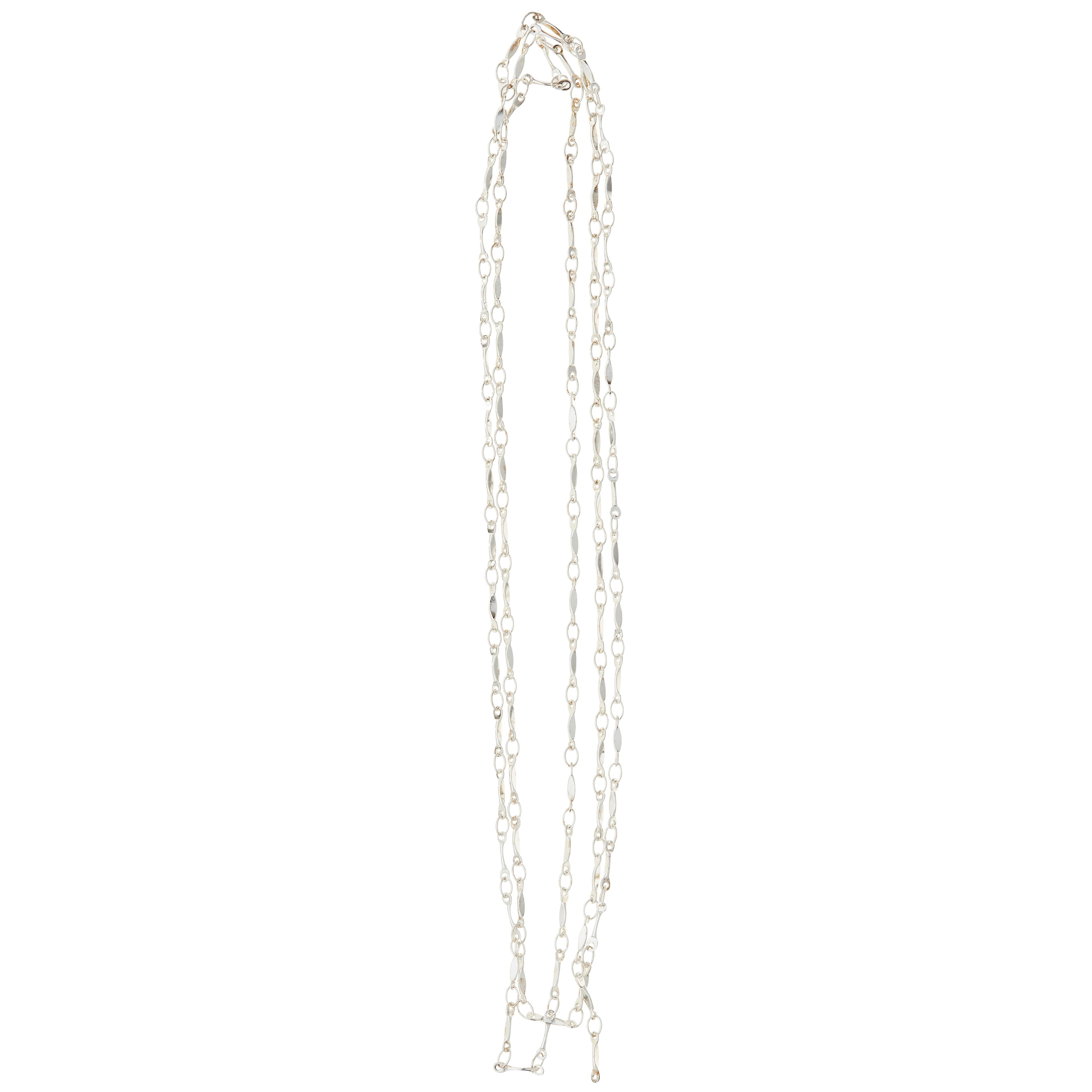 12 Pack: 36" Silver Bar Link Chain by Bead Landing™