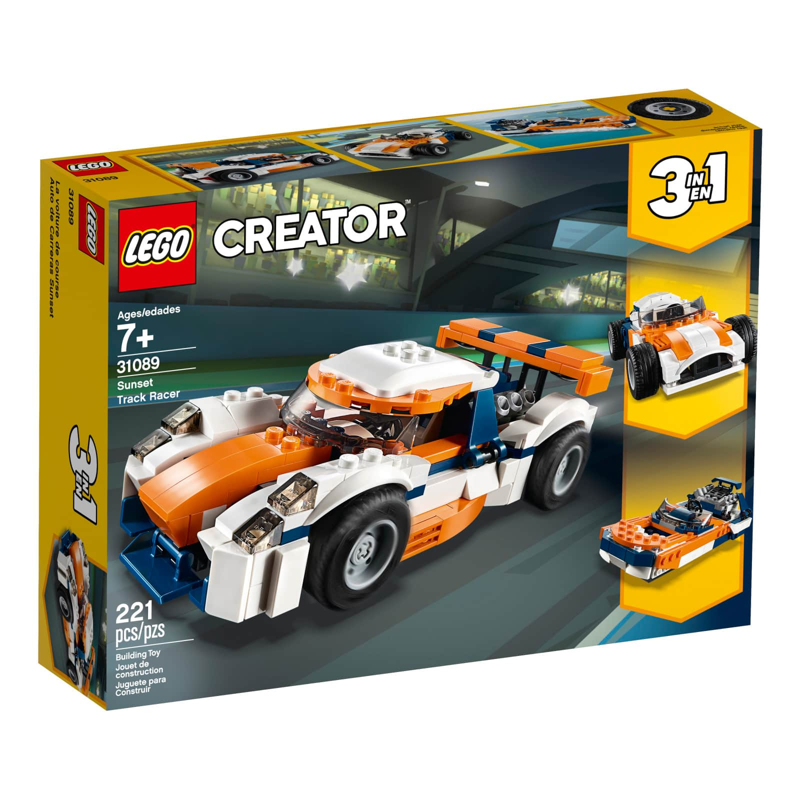 lego creator blue car