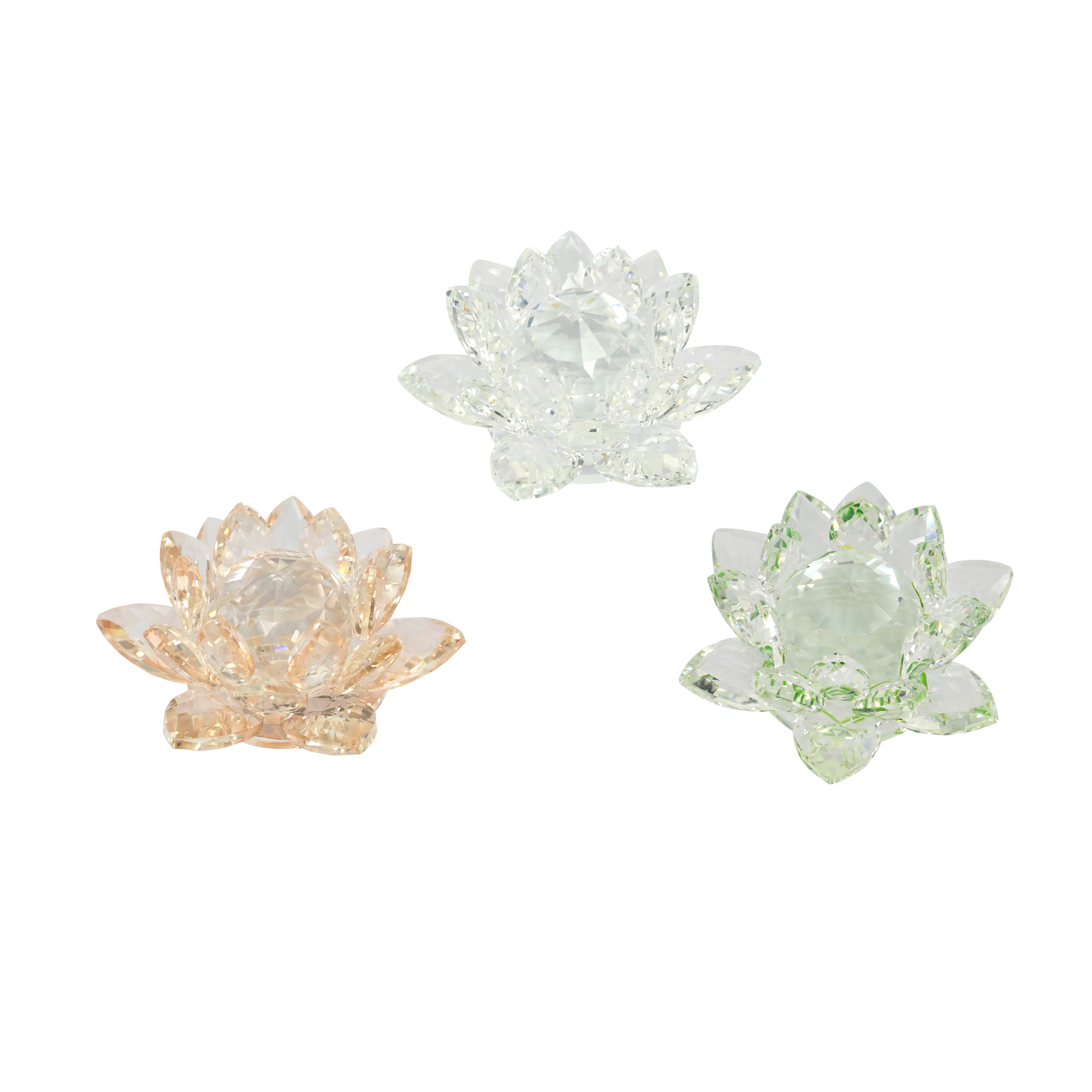 Assorted 4&#x22; Glass Flower Tabletop D&#xE9;cor by Ashland&#xAE;