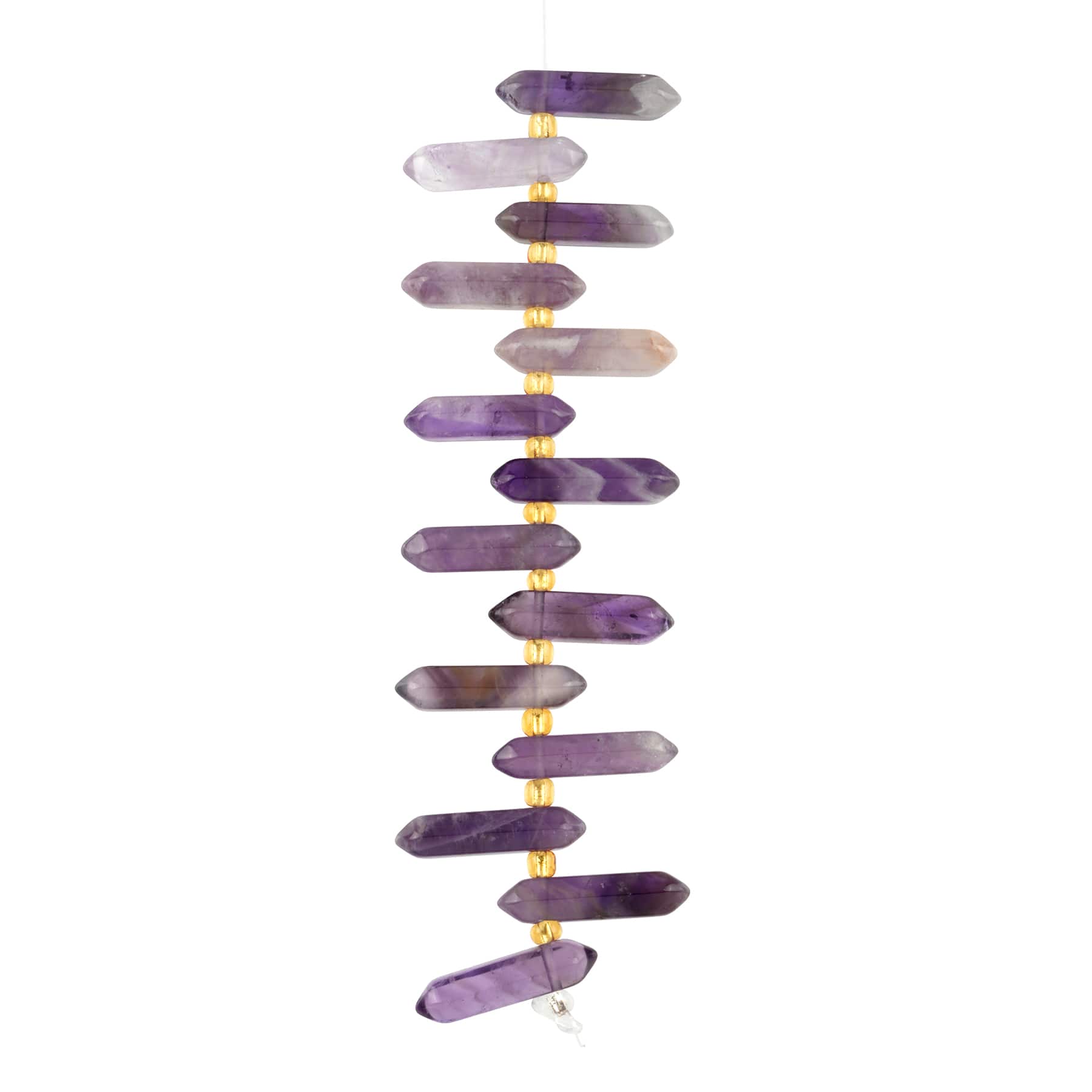 12 Packs: 14 ct. (168 total) Amethyst Spike Beads by Bead Landing™