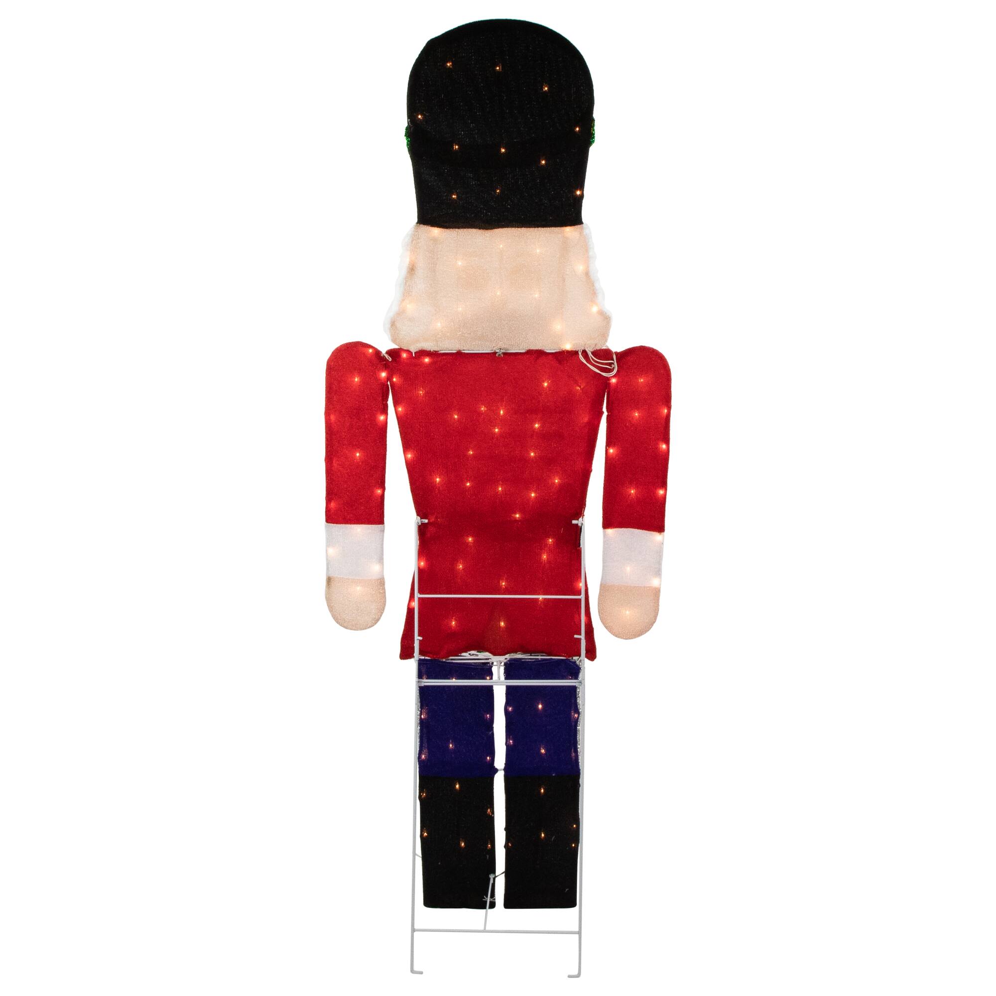 6ft. Lighted Red & Green Toy Soldier Outdoor Christmas Decoration