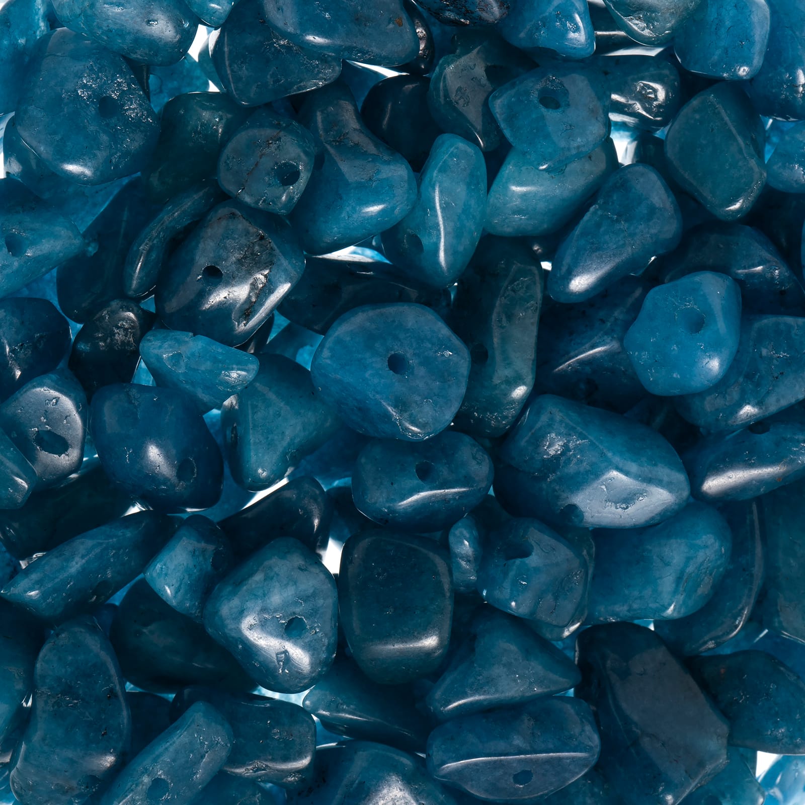 John Bead Turquoise Natural Stone Chip Beads, 23g