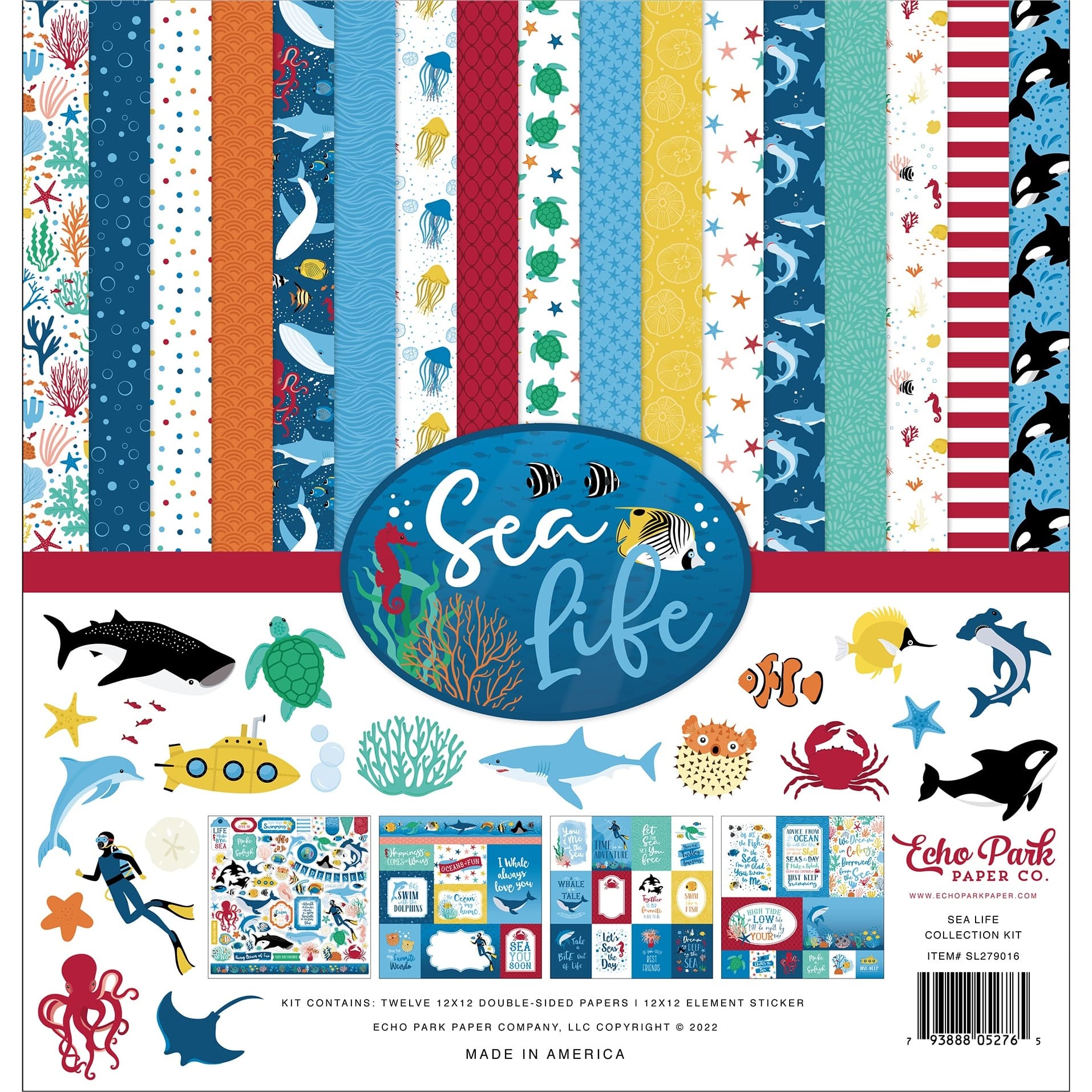 Echo Park Paper Company Love Winter Collection Kit 12-x-12-Inch