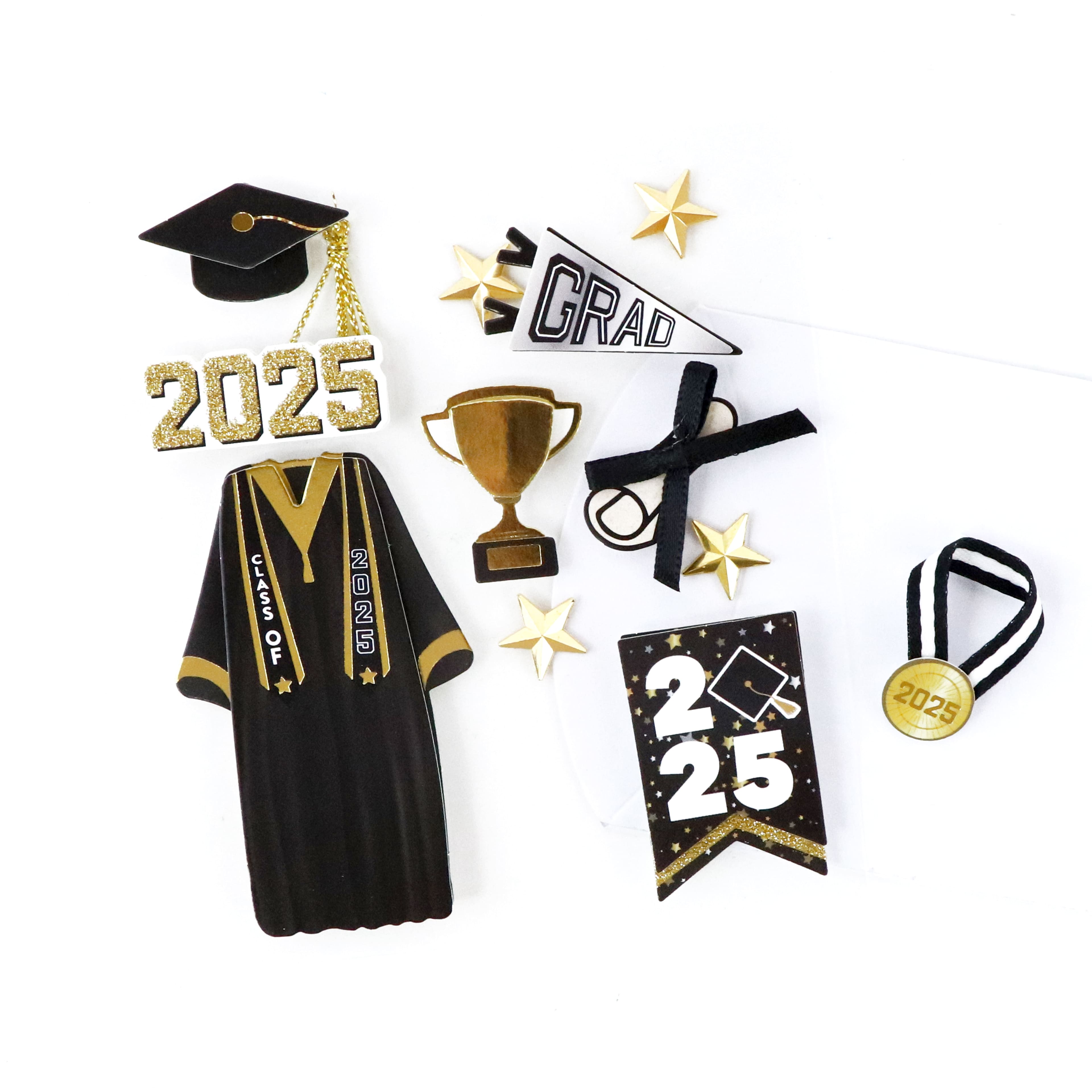 Dimensional Graduation Gown Stickers by Recollections&#x2122;